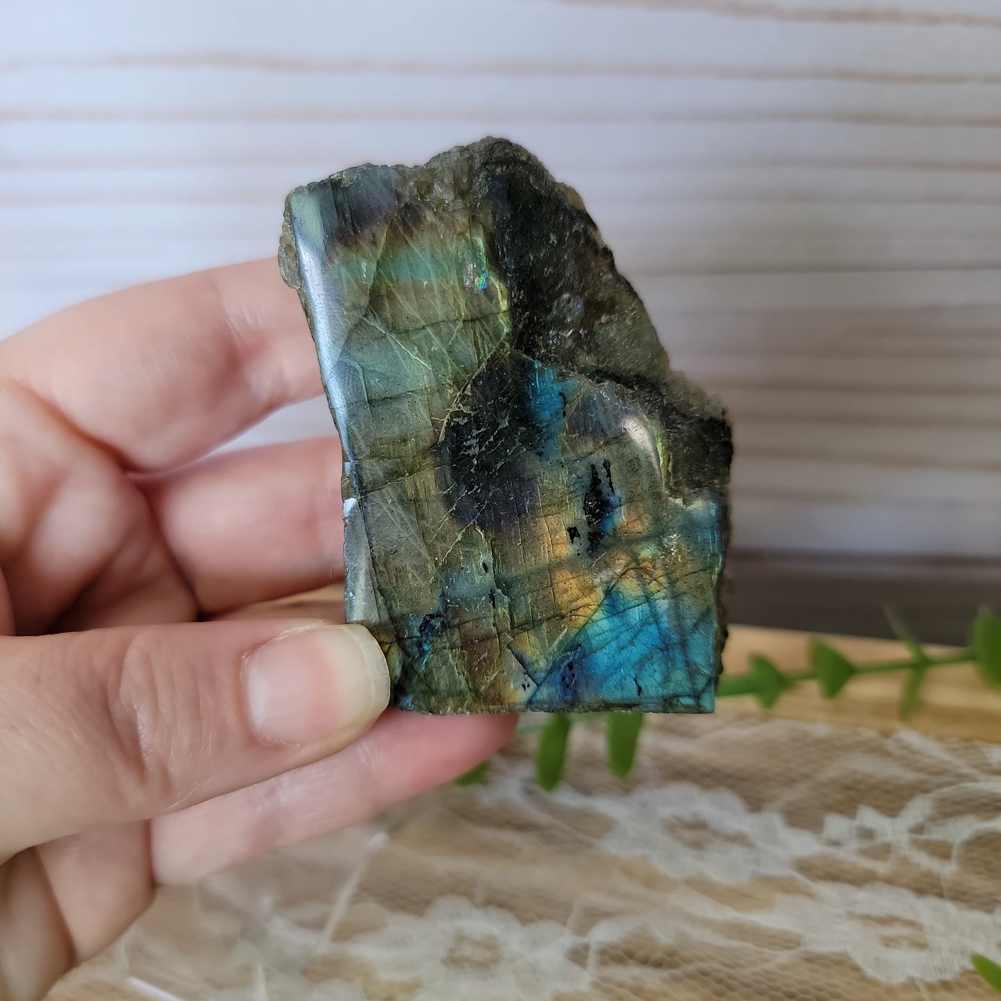 Semi Polished Labradorite