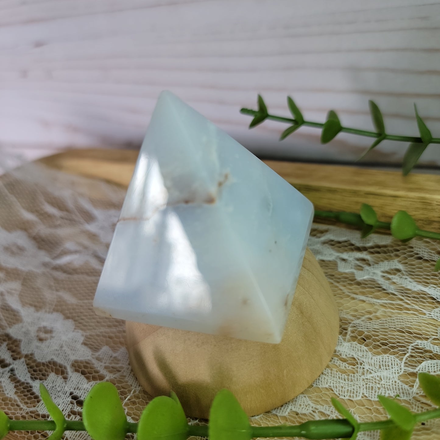 Medium Chalcedony Pyramid
