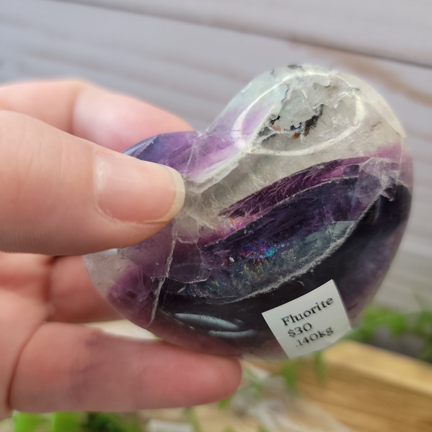 Fluorite Heart