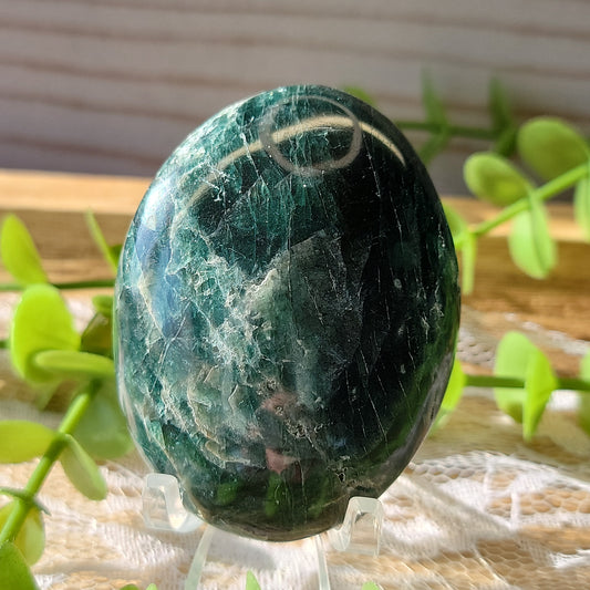 Blue Apatite Palm Stone
