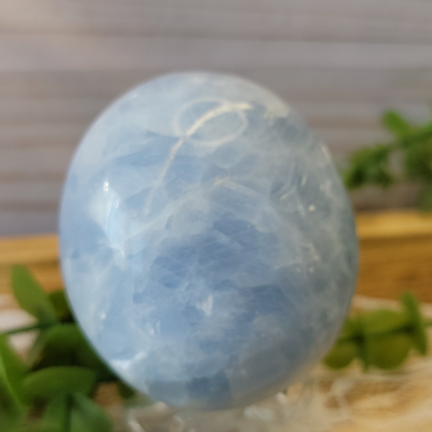 Blue Calcite Palm