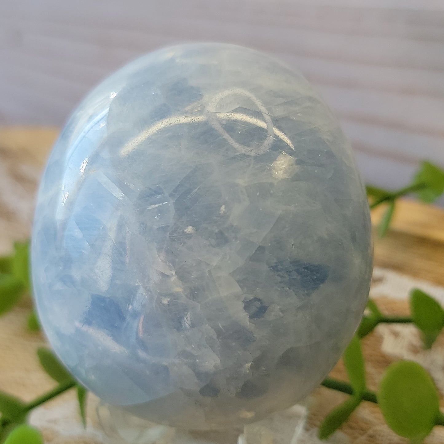 Blue Calcite Palm