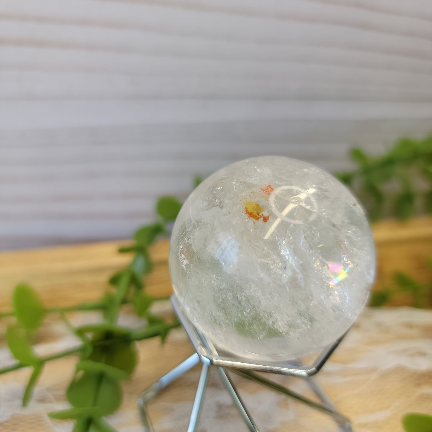 Lemurian Quartz Sphere
