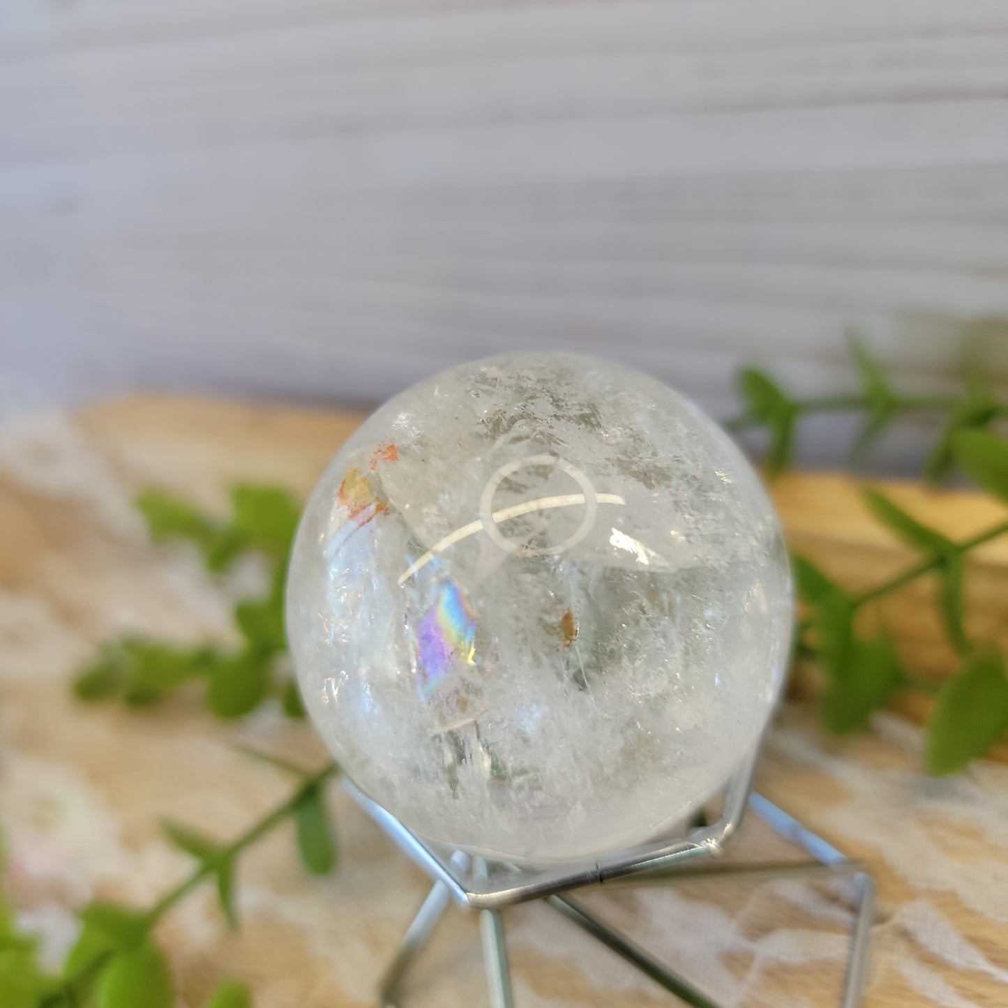 Lemurian Quartz Sphere