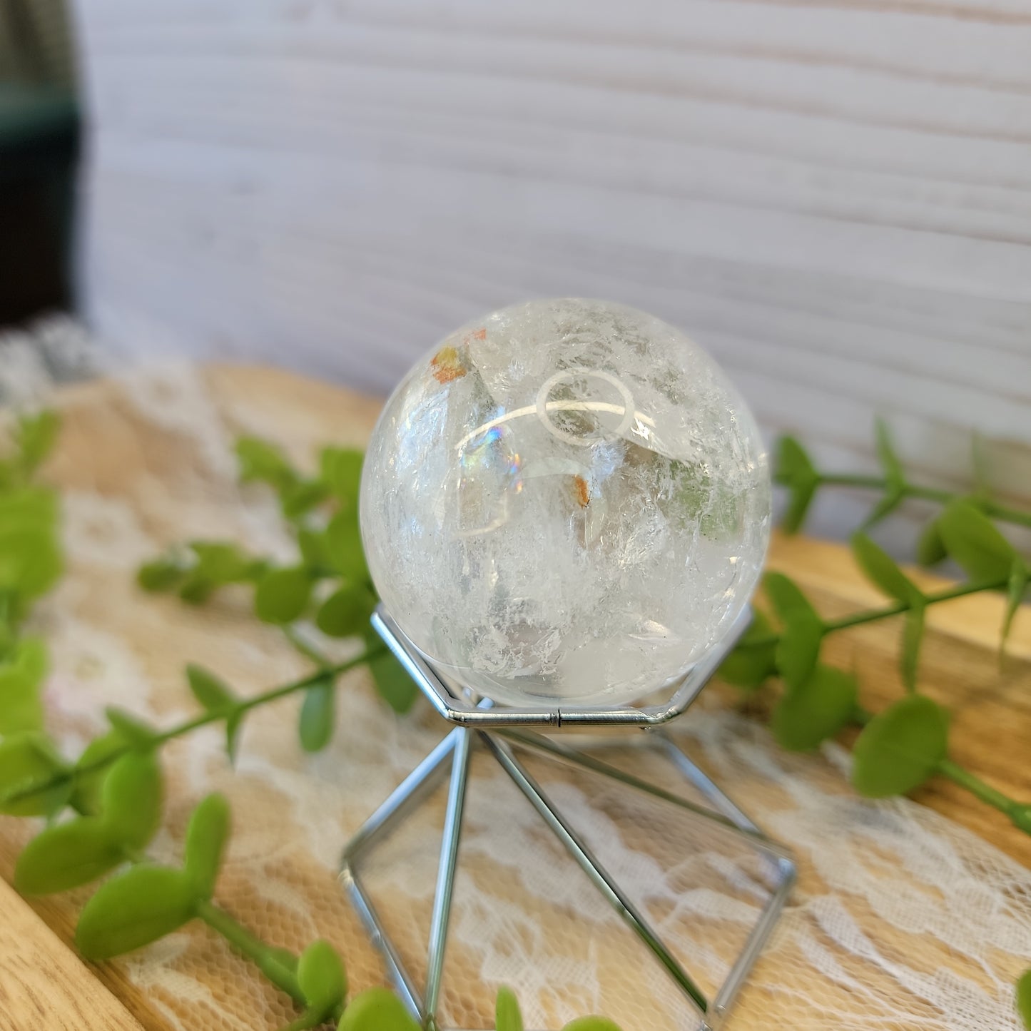 Lemurian Quartz Sphere