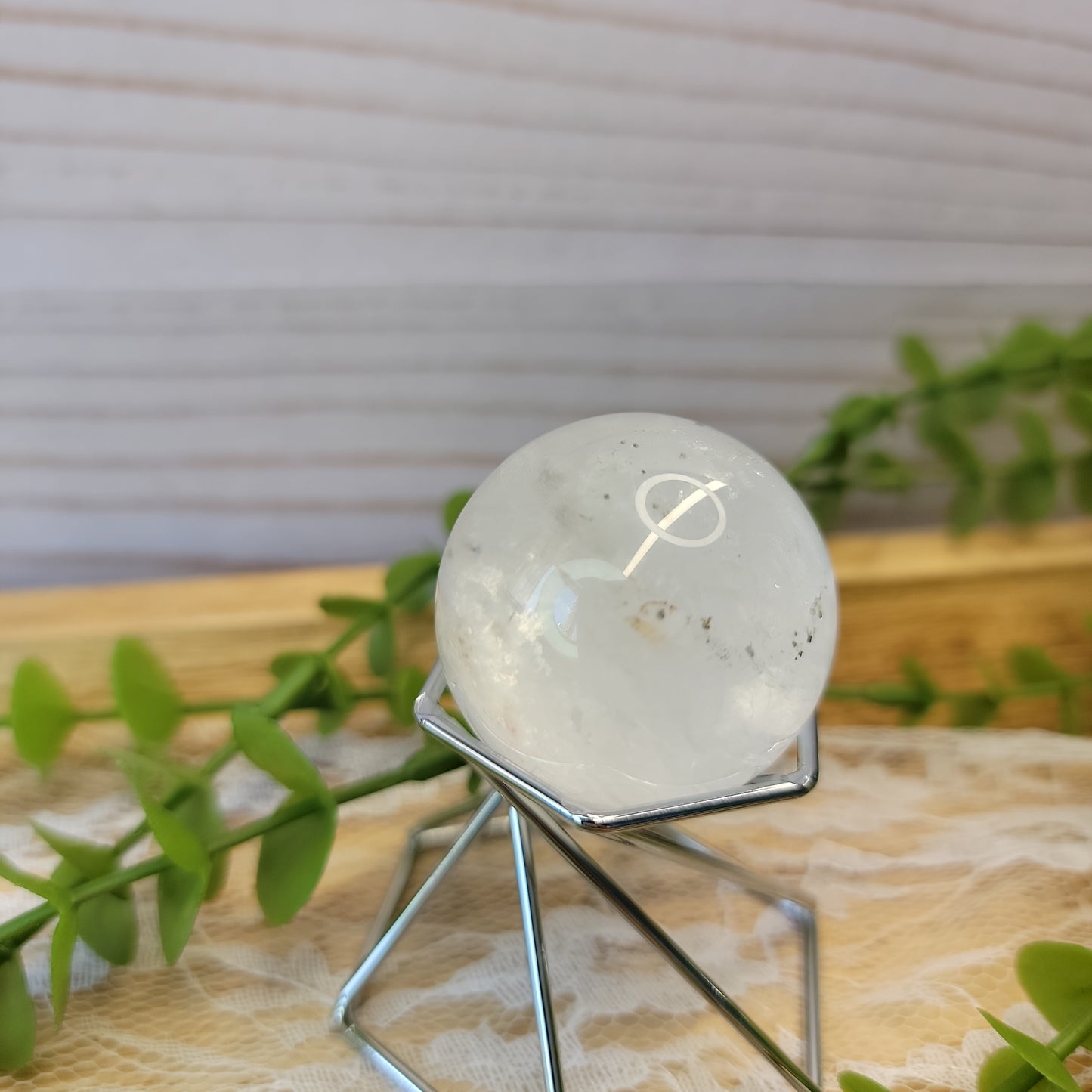 Lemurian Quartz Sphere