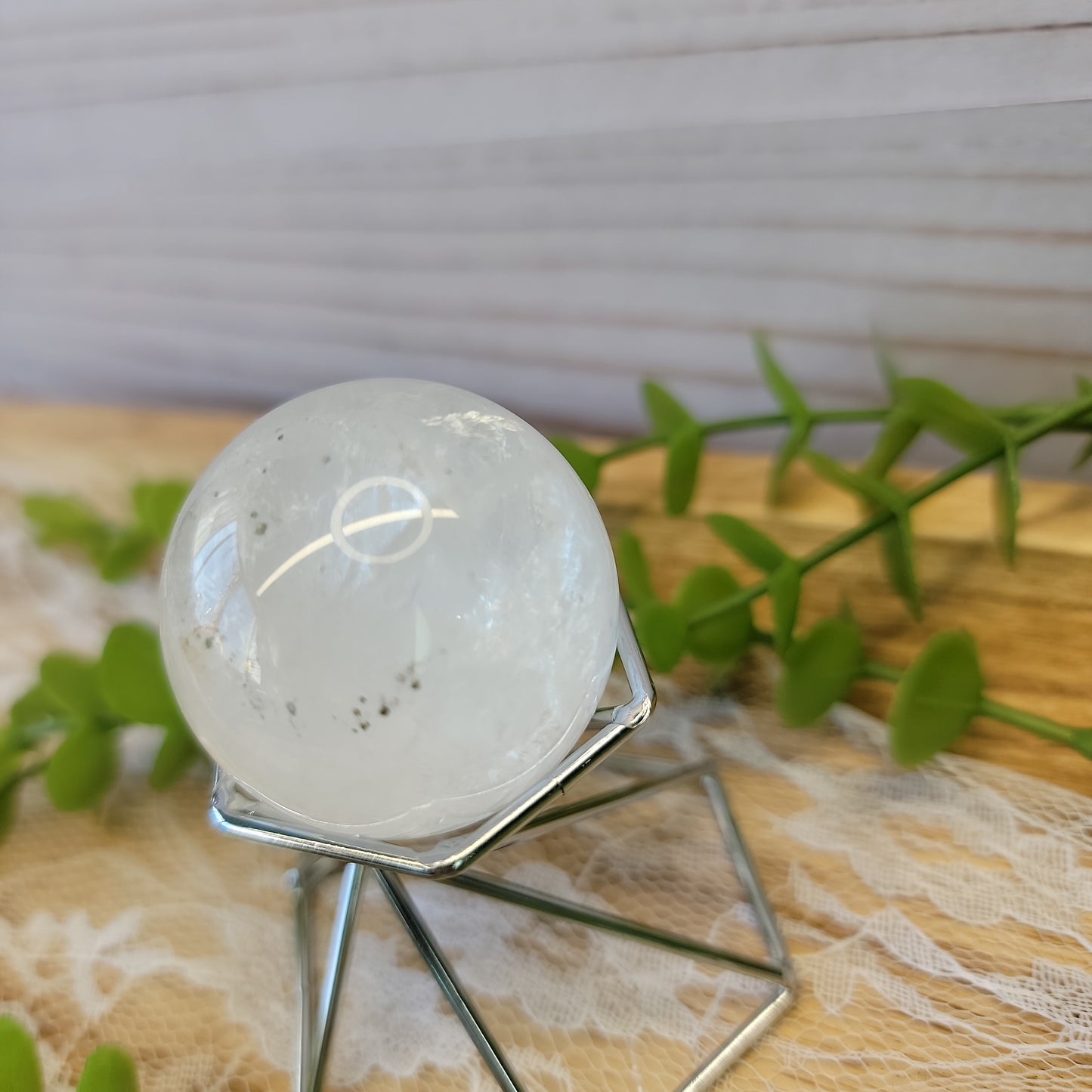 Lemurian Quartz Sphere