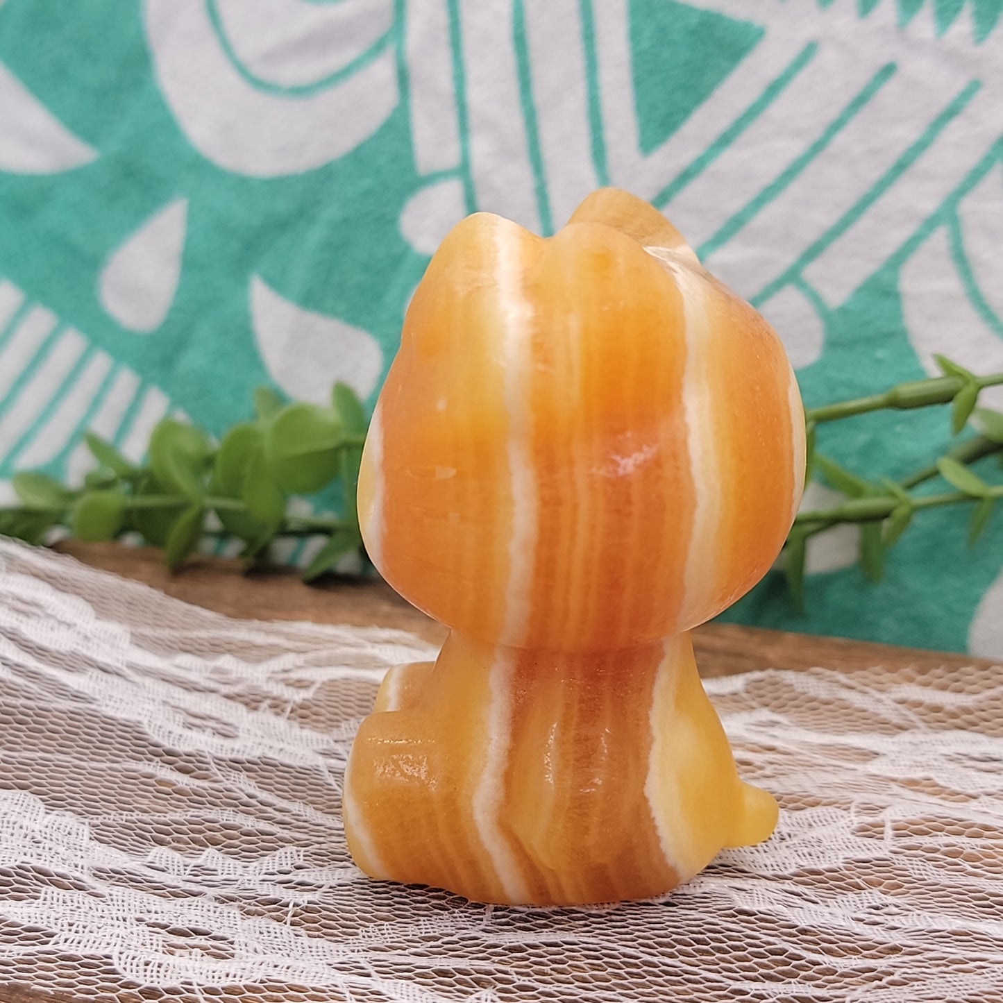 Orange Calcite Kitty