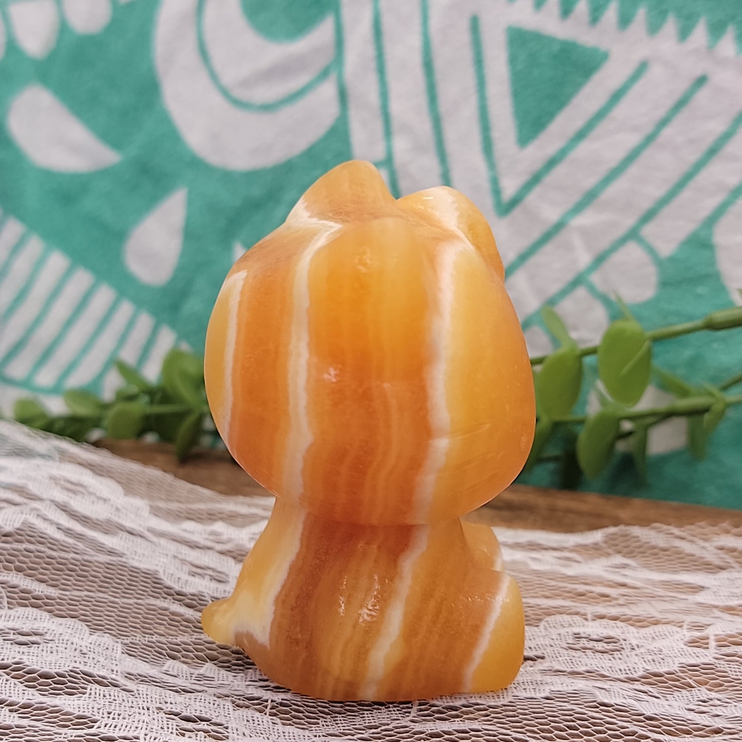 Orange Calcite Kitty
