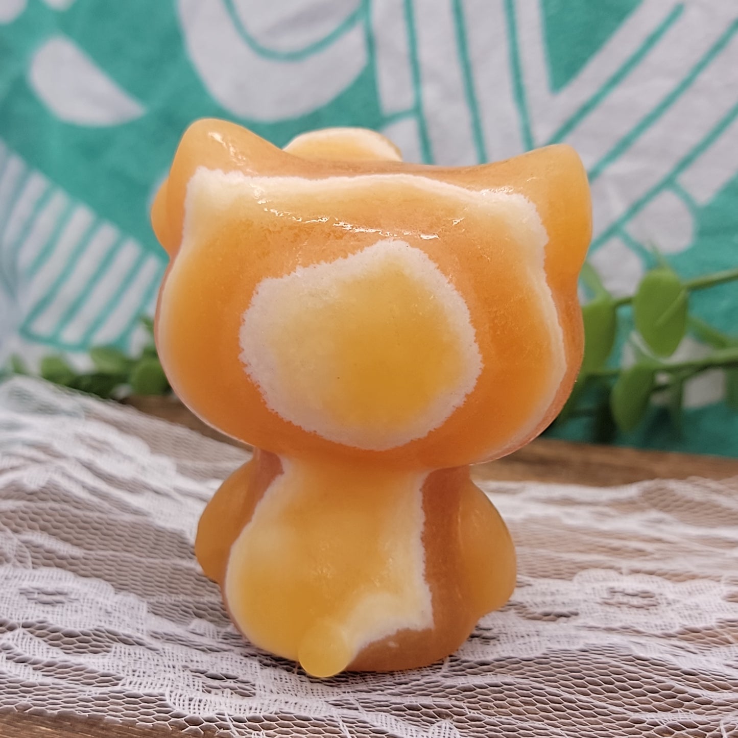 Orange Calcite Kitty
