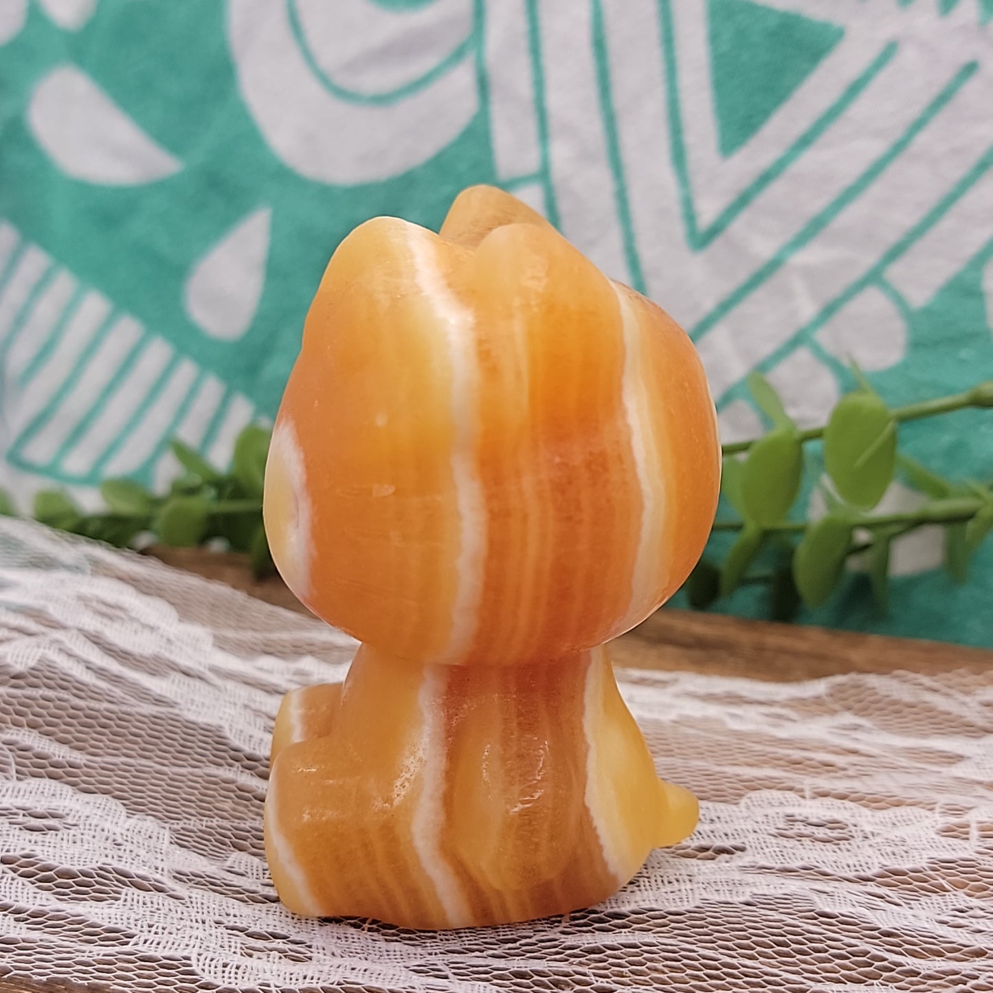 Orange Calcite Kitty