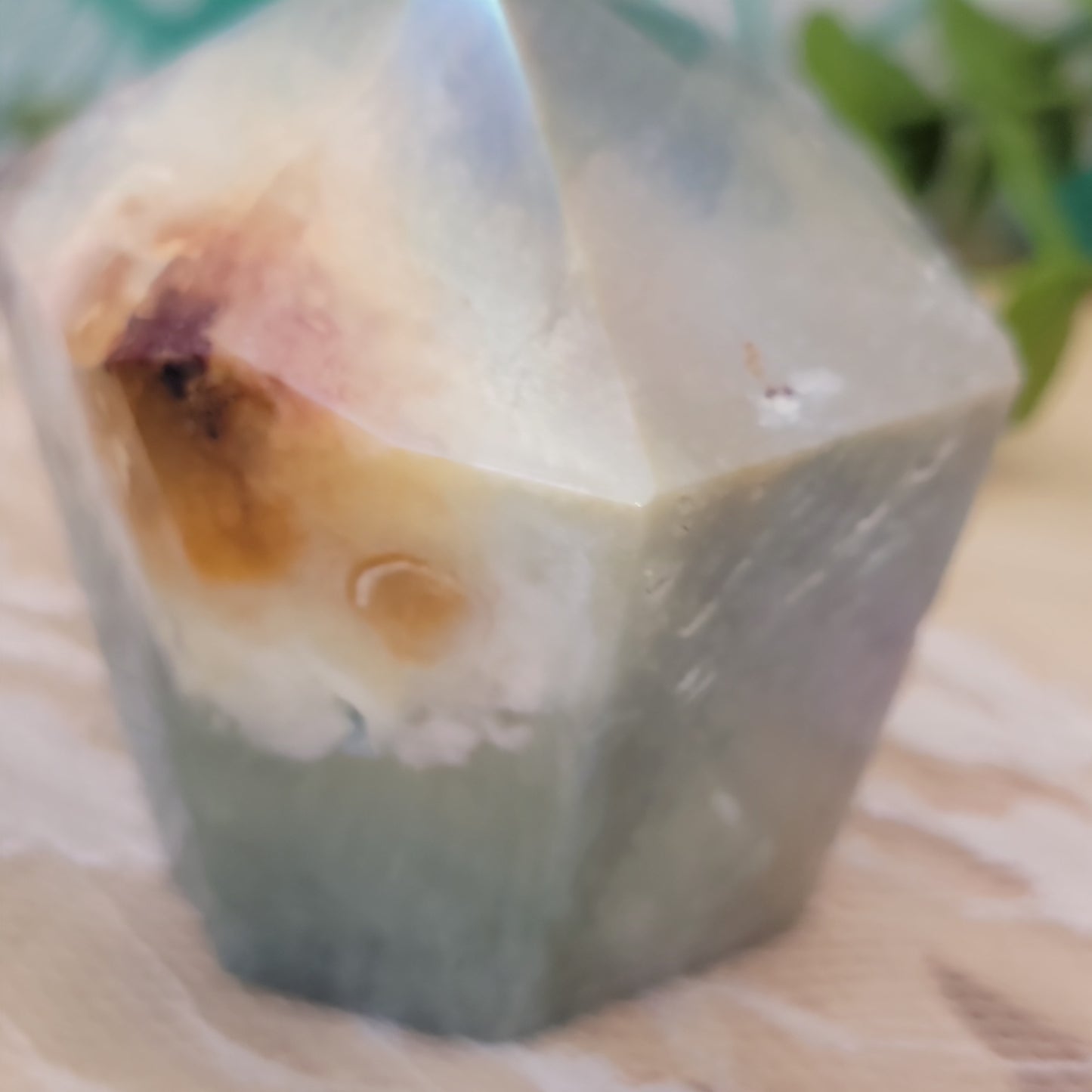 Aura Amazonite Cupcake Point