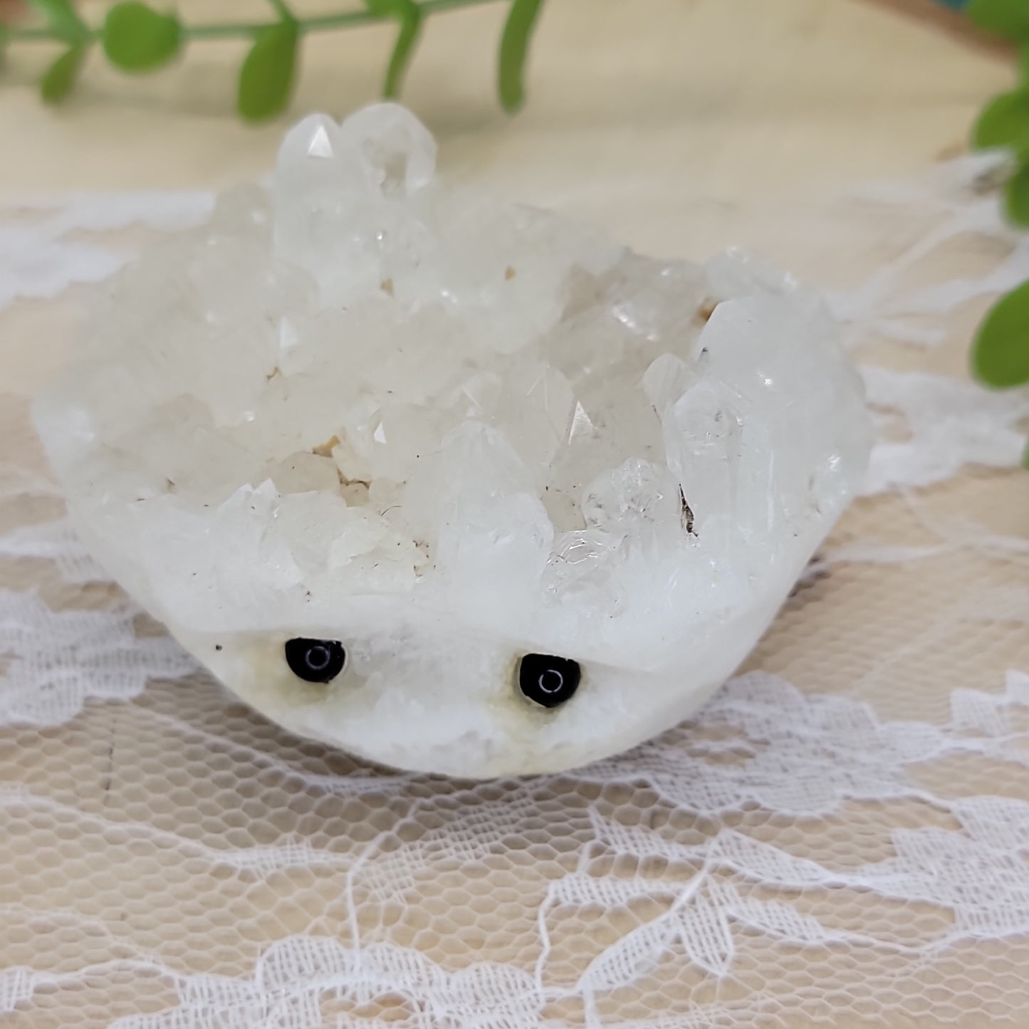 Big Clear Quartz Hedgehog Cluster