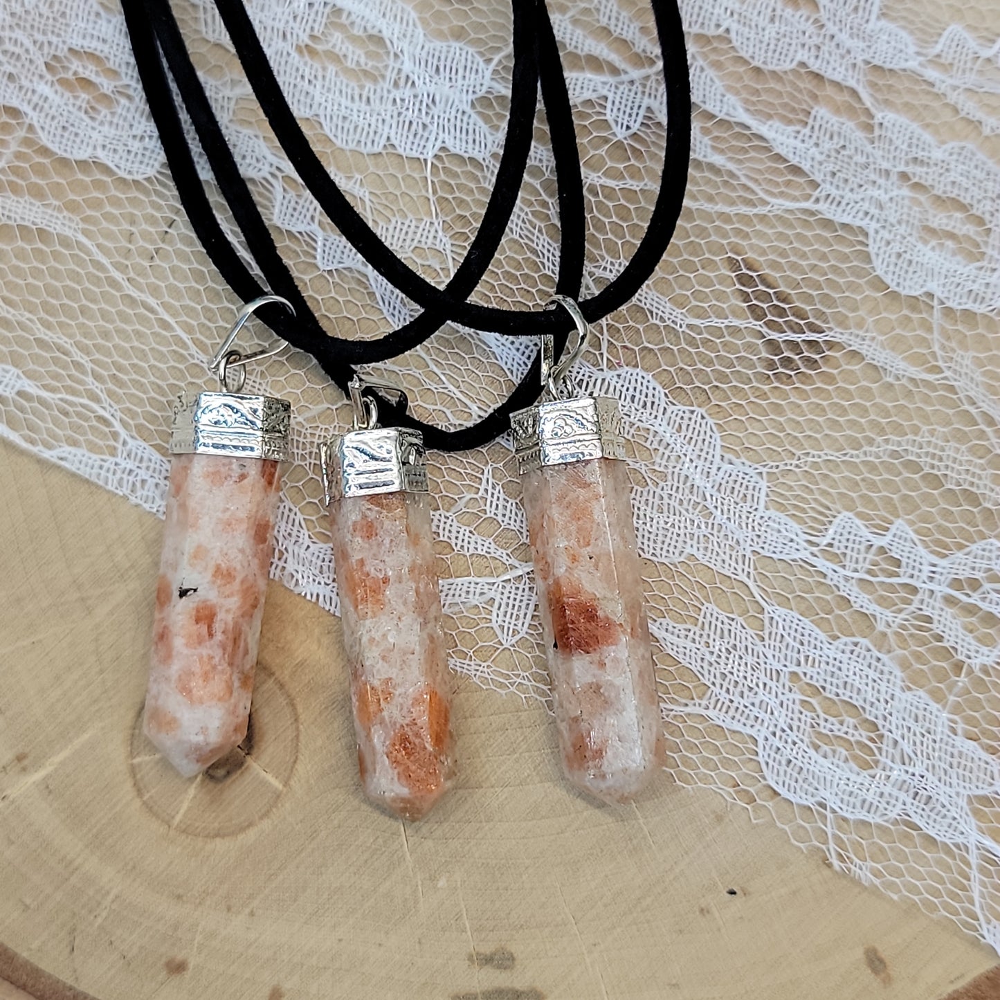 Sunstone Pendants