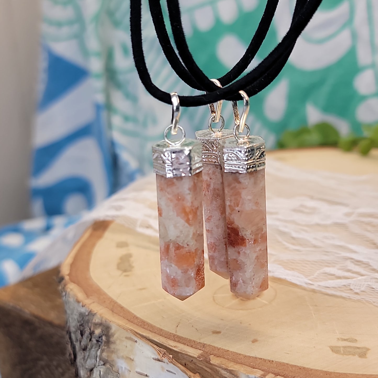 Sunstone Pendants