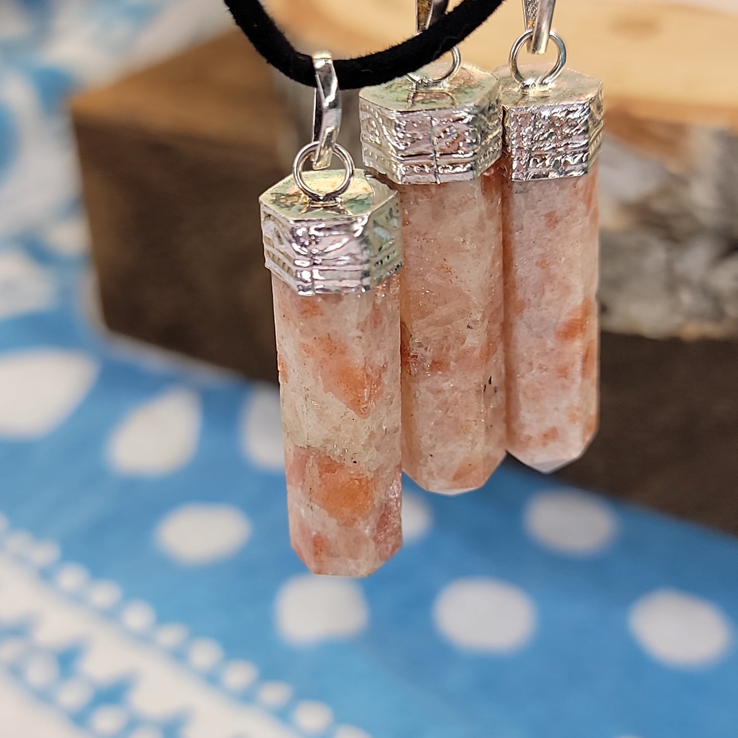 Sunstone Pendants