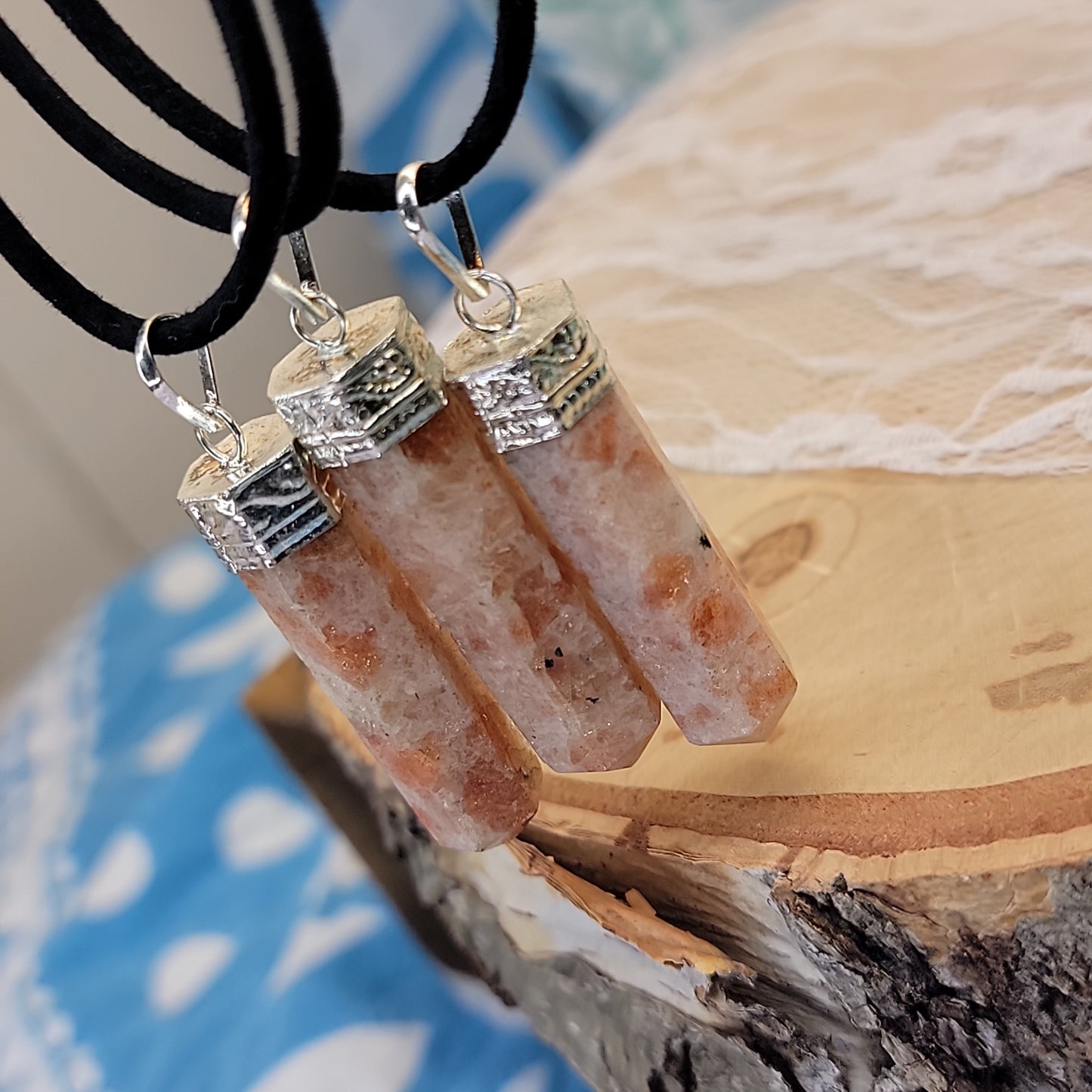 Sunstone Pendants