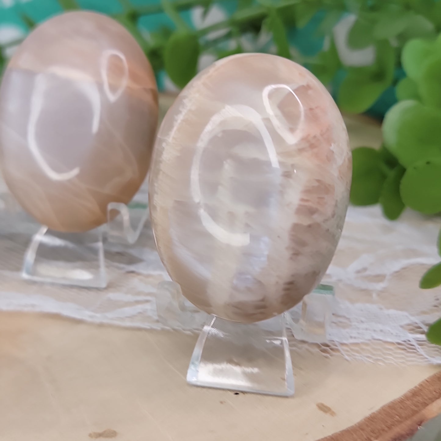 Peach Moonstone Pebbles
