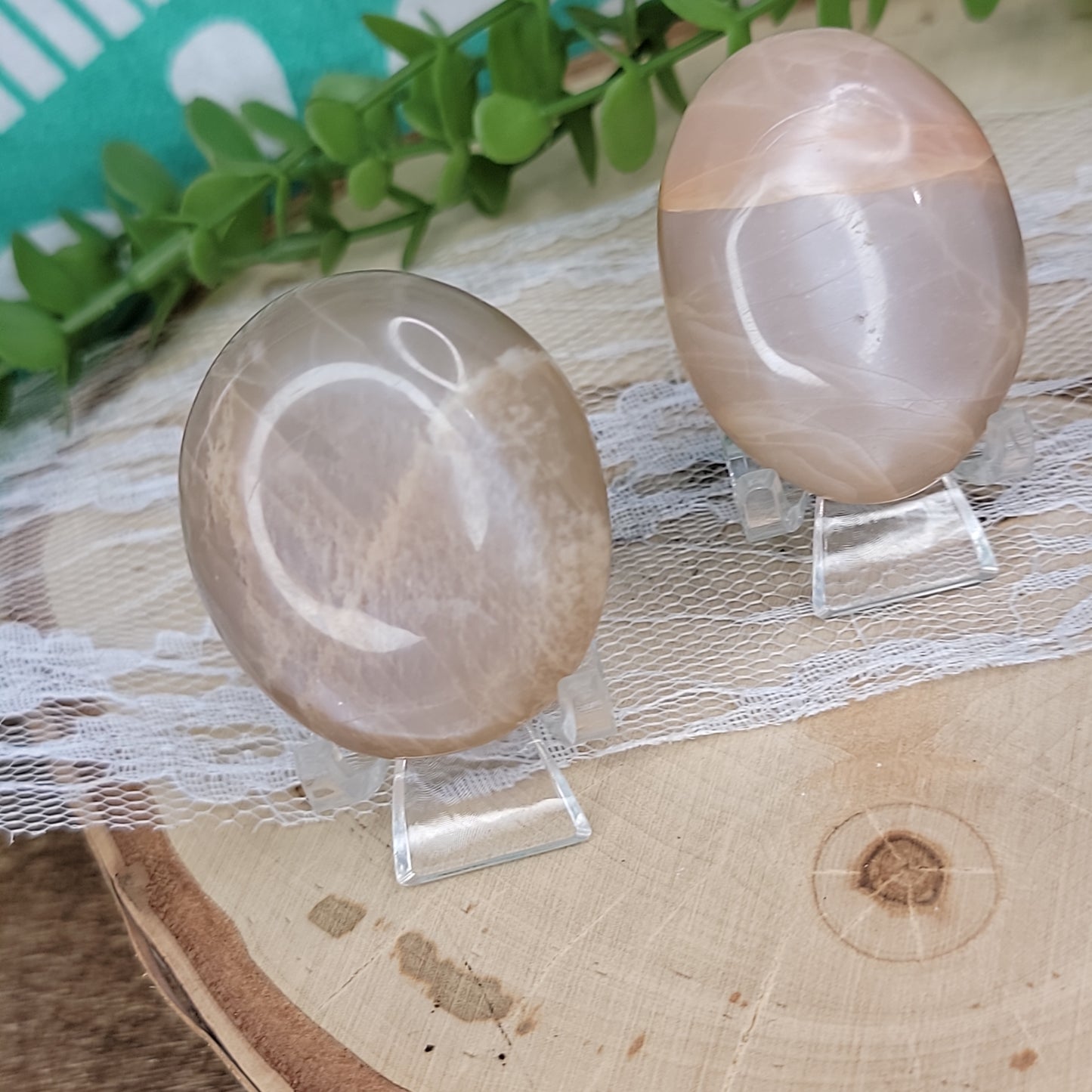 Peach Moonstone Pebbles
