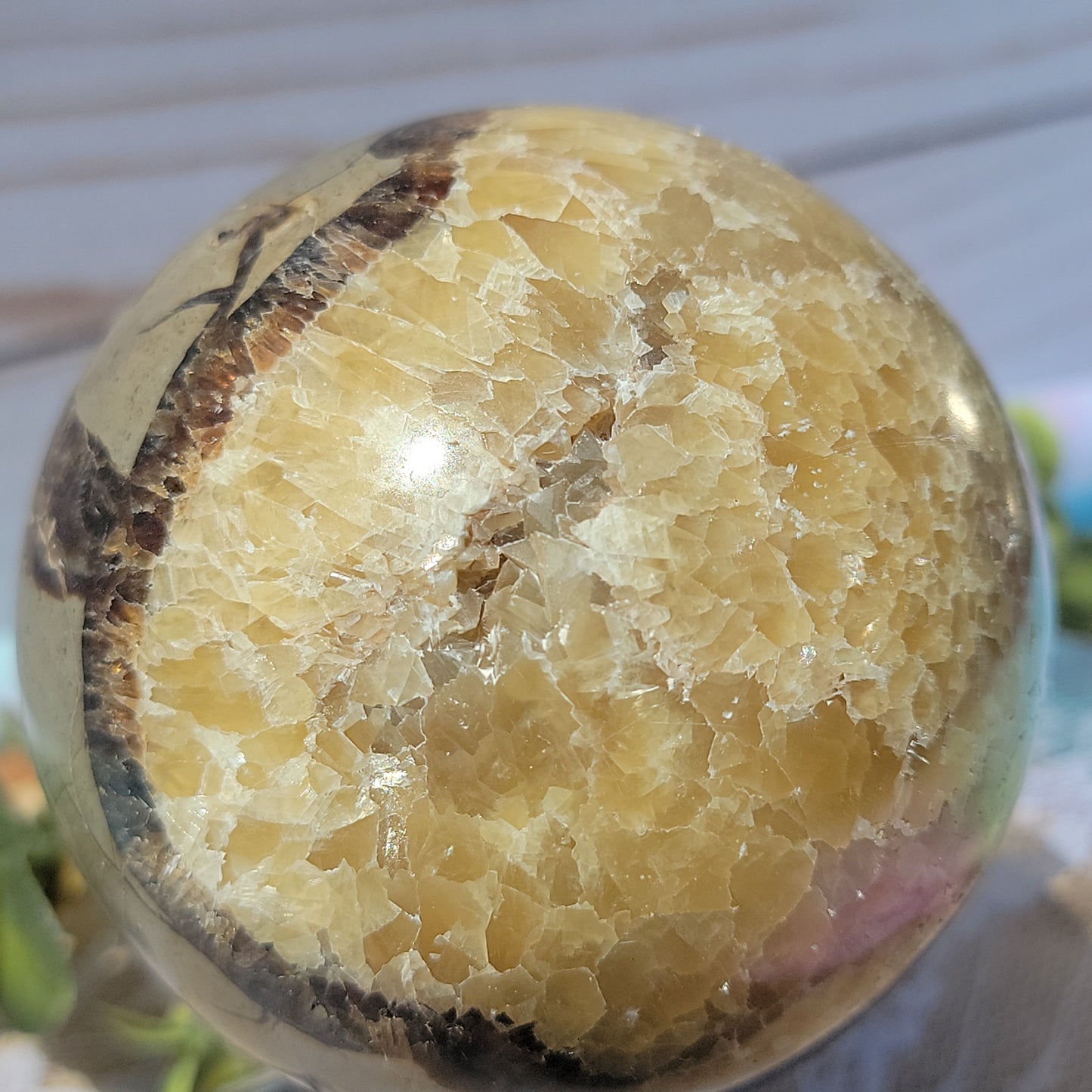 Septarian Sphere (UV Reactive)