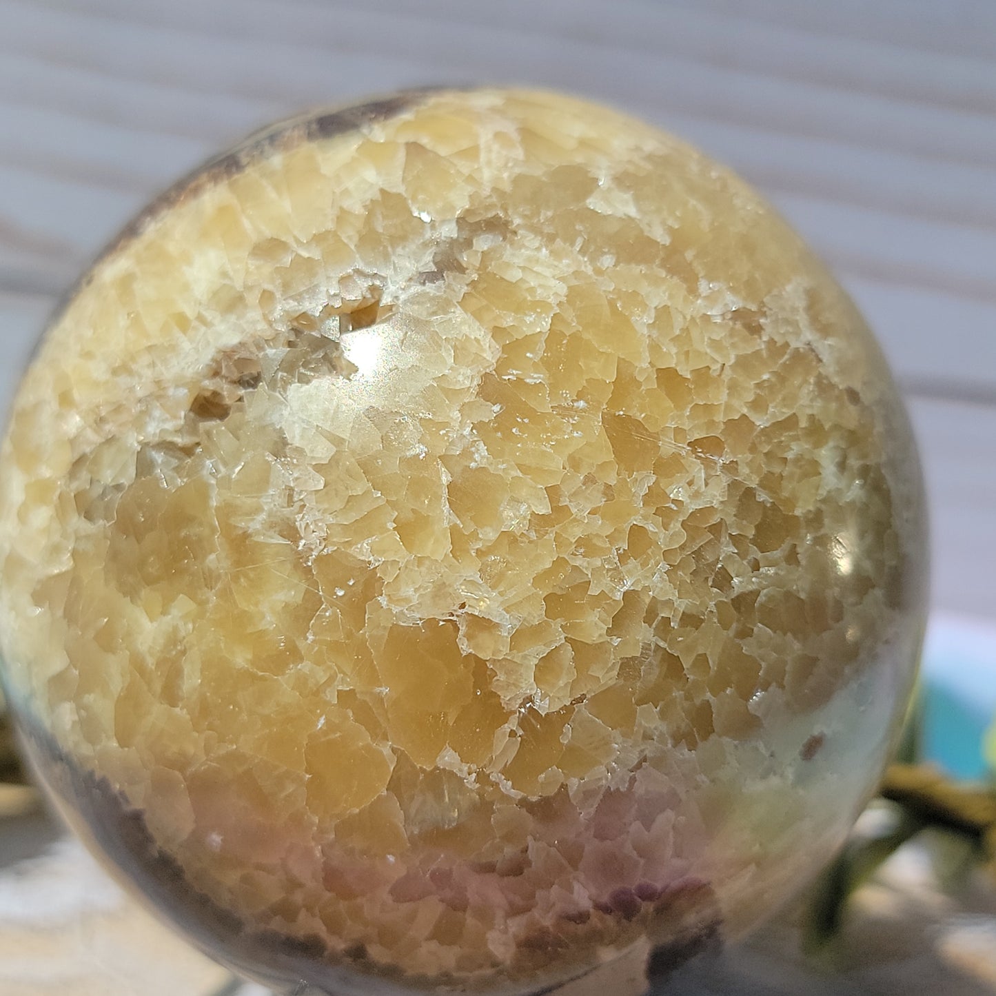 Septarian Sphere (UV Reactive)