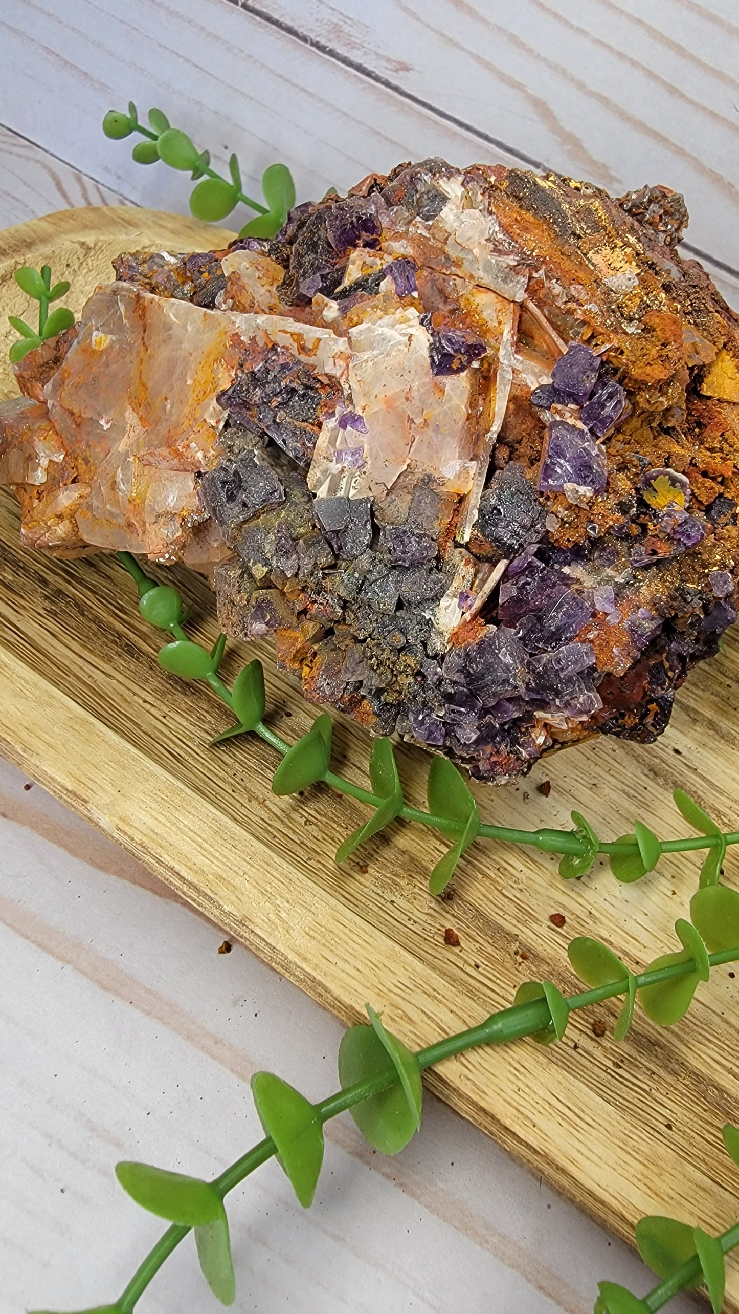 Fluorite with Barite
