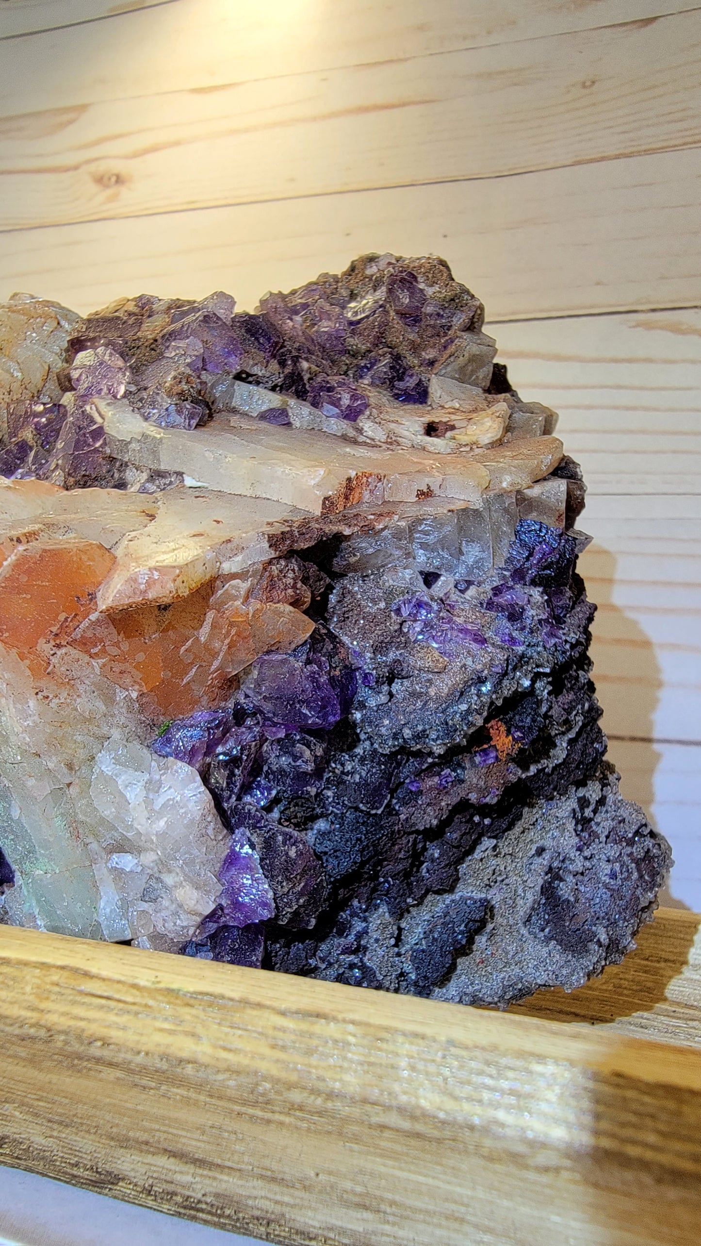 Fluorite with Barite