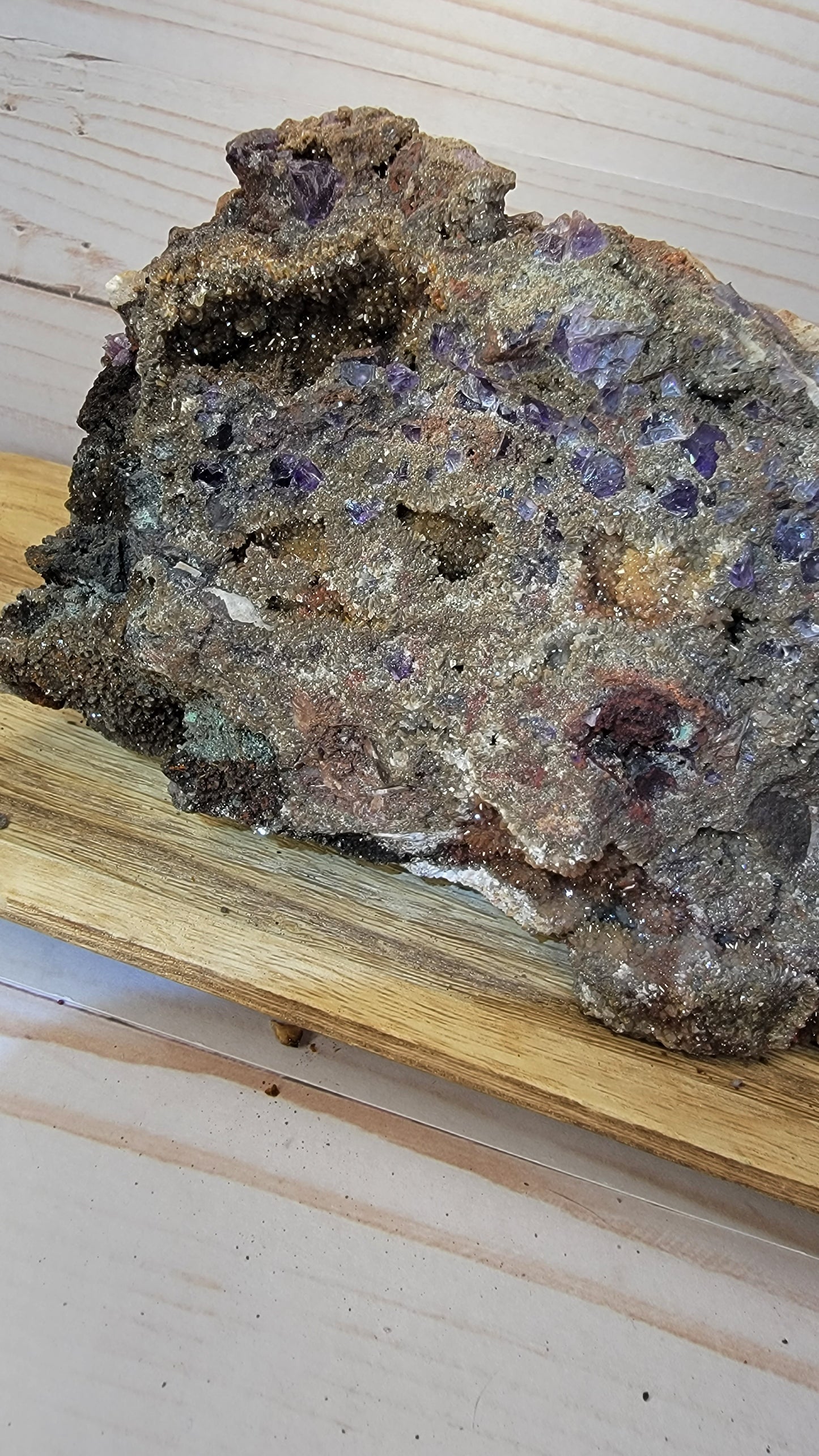 Fluorite with Barite