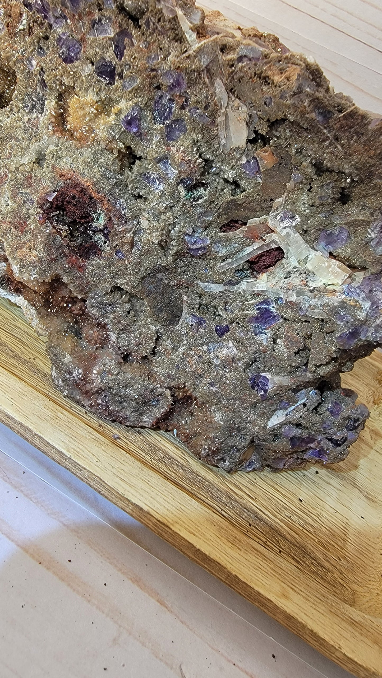 Fluorite with Barite