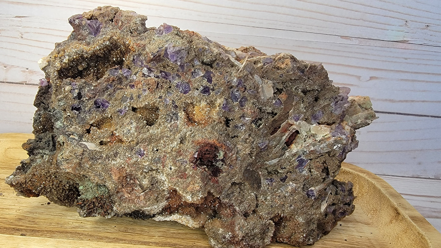 Fluorite with Barite