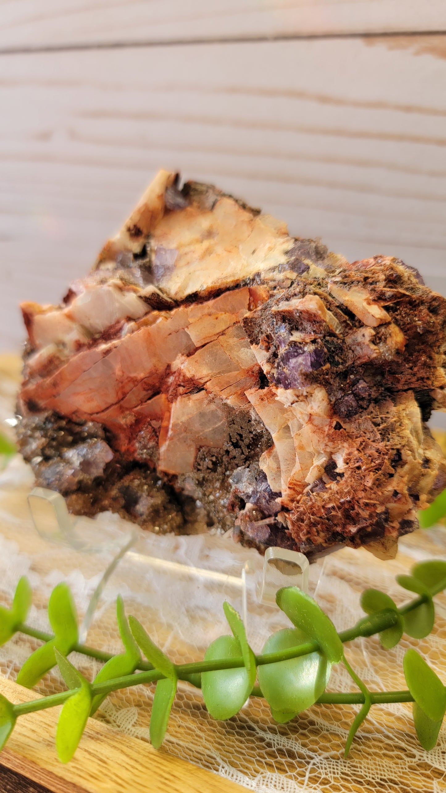 Fluorite with Barite