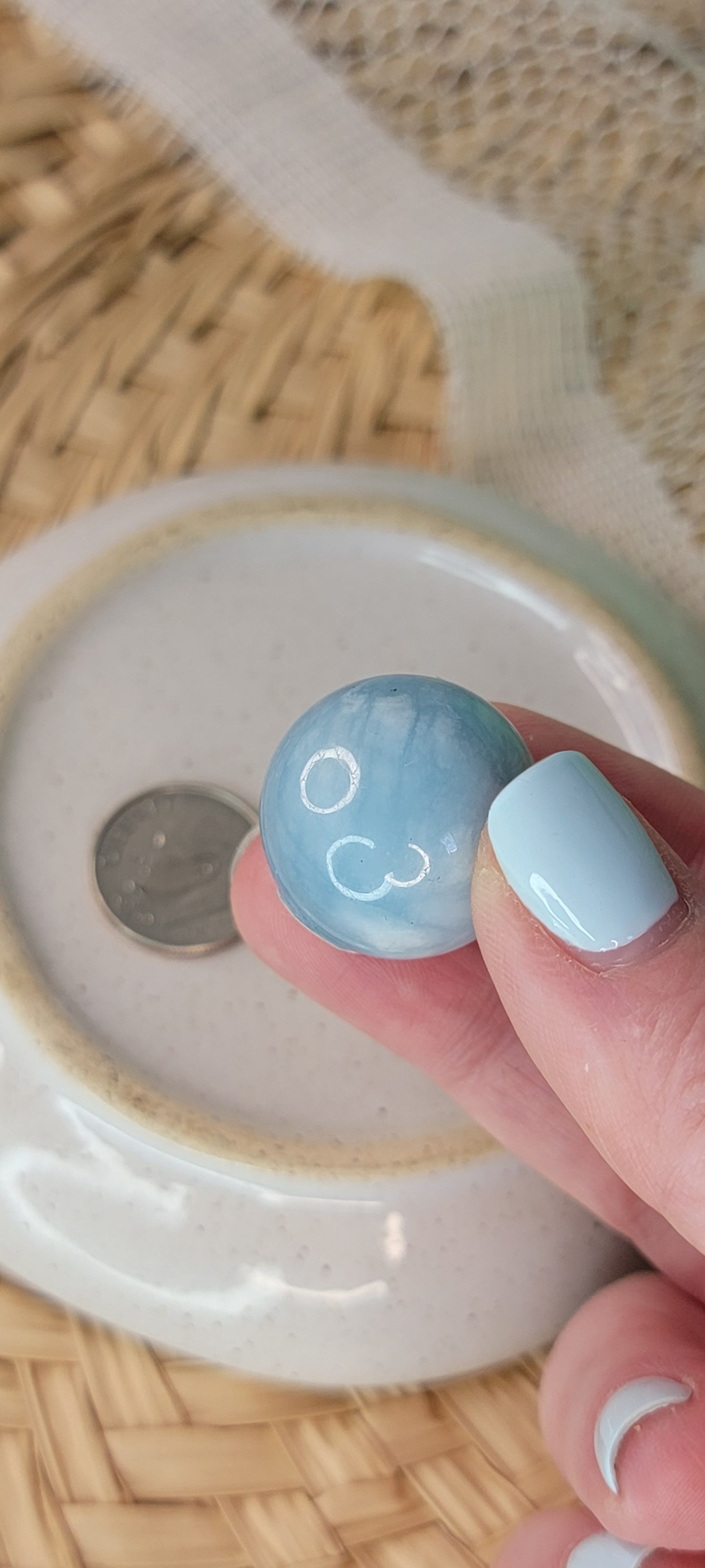 Aquamarine Mini Sphere