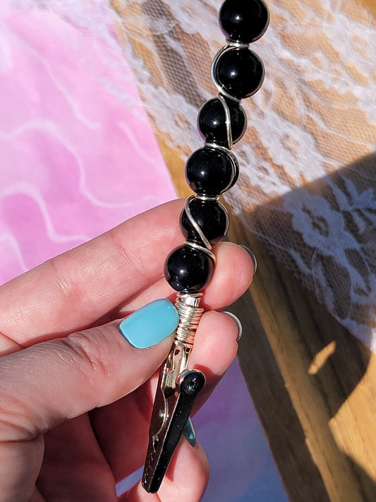 Black Onyx Roach Clip