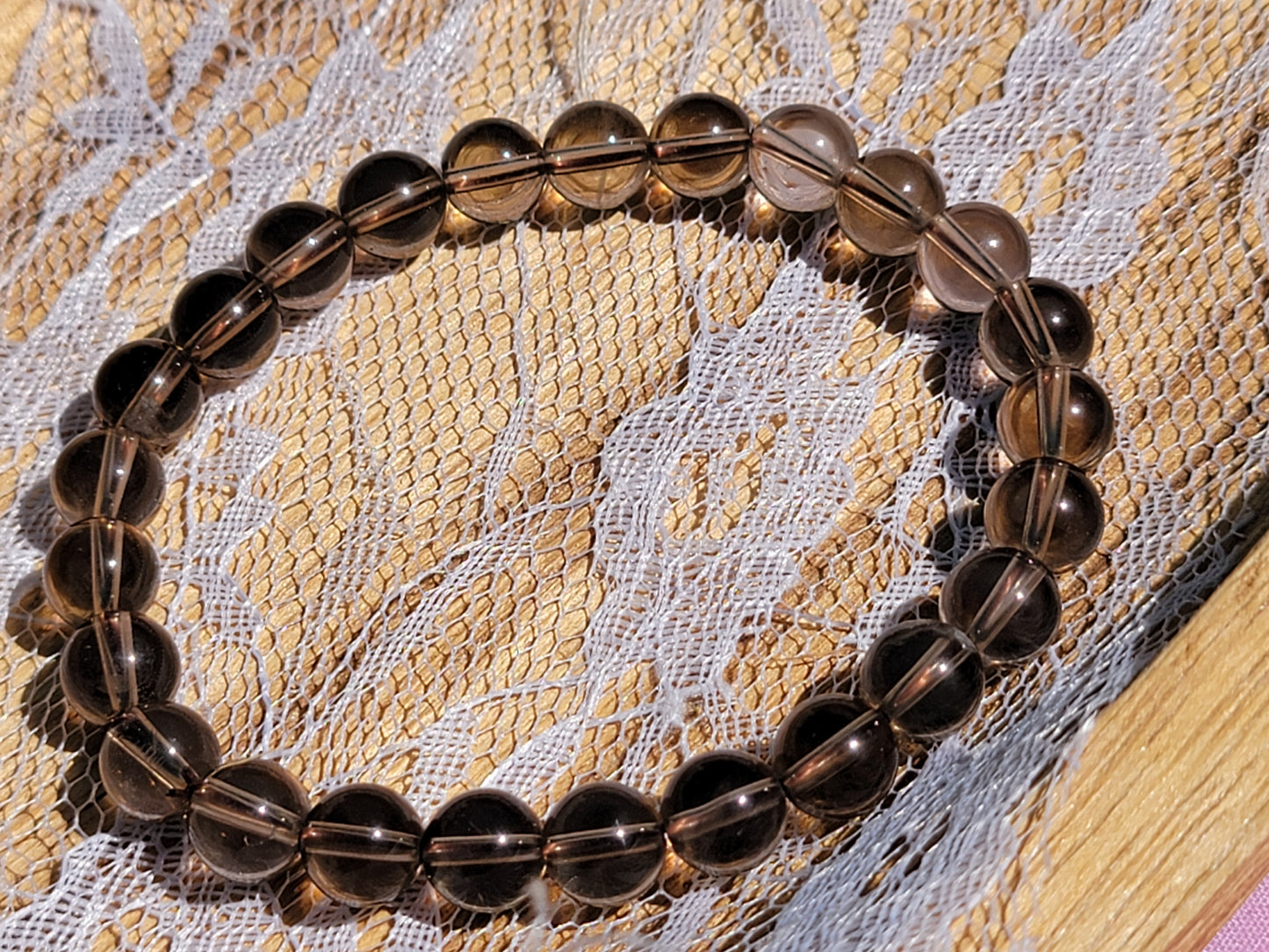 Smoky Quartz Stretchy Bracelet