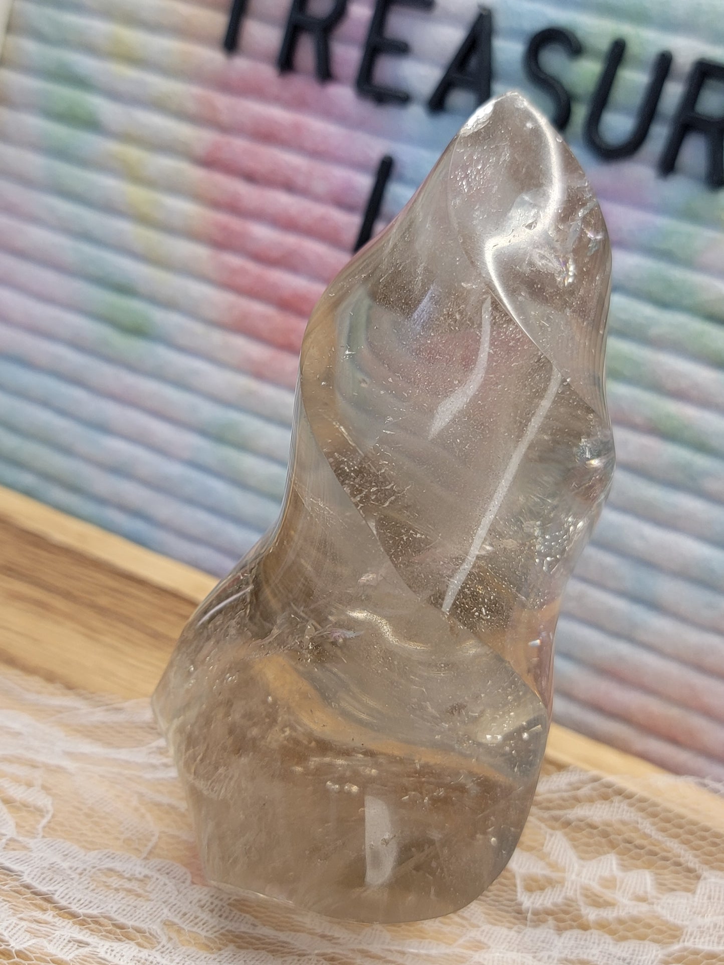 Smokey Quartz Flame