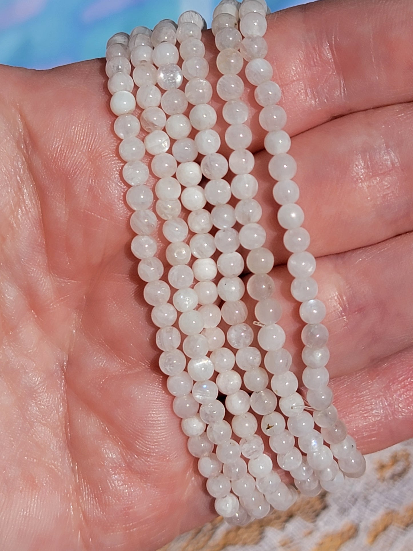 Moonstone Stretchy Bracelet