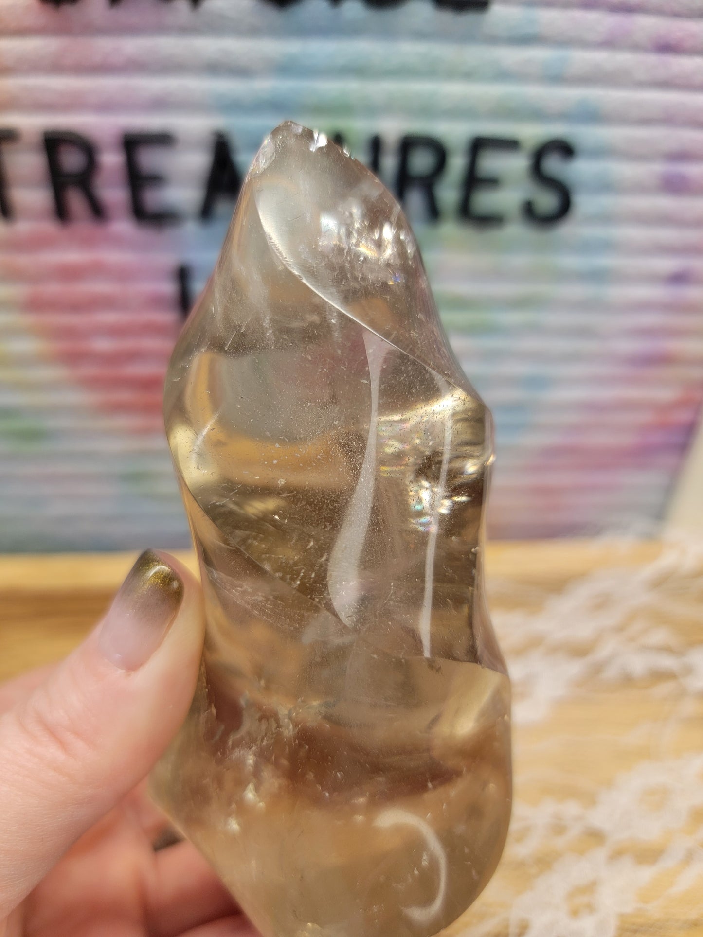 Smokey Quartz Flame
