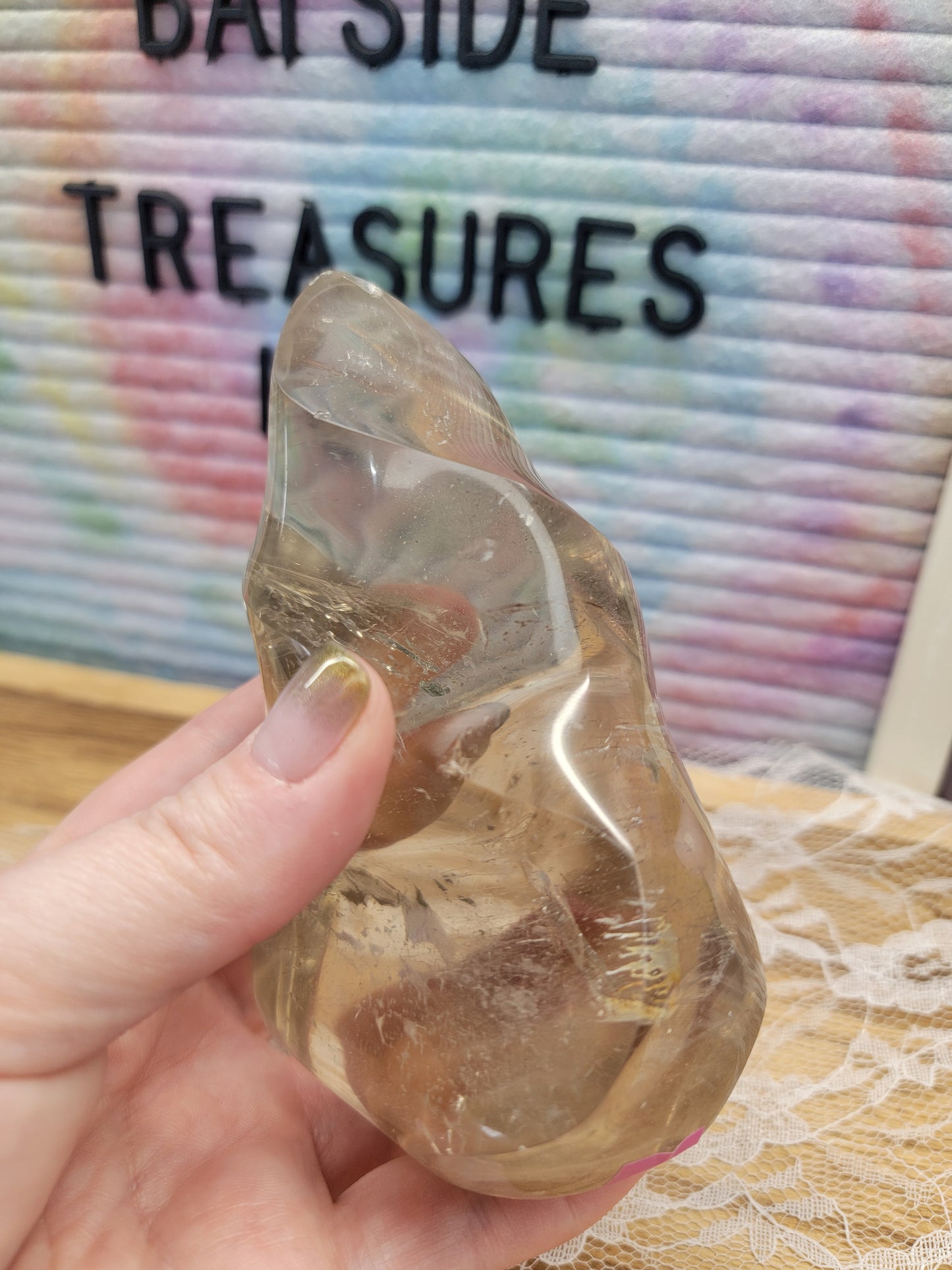 Smokey Quartz Flame