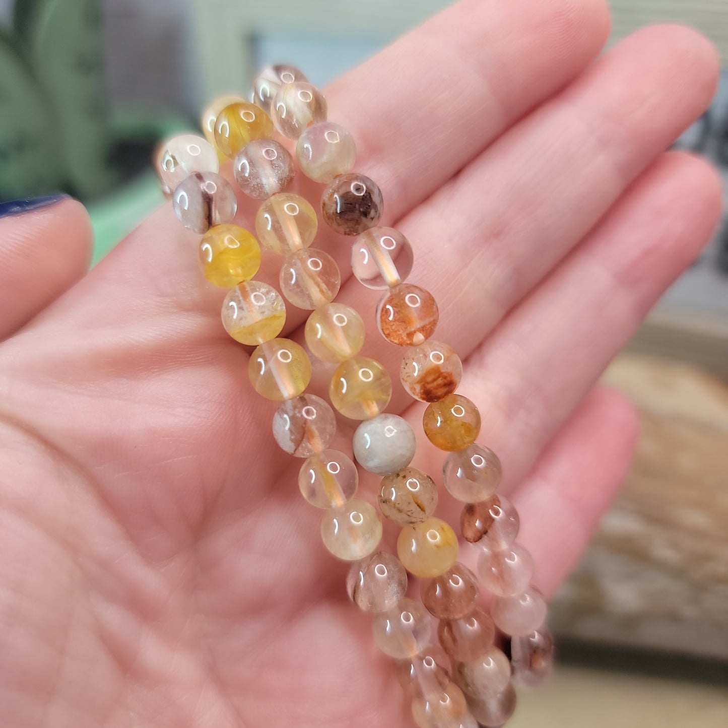 Hematoid Quartz Bracelet Bayside Treasures