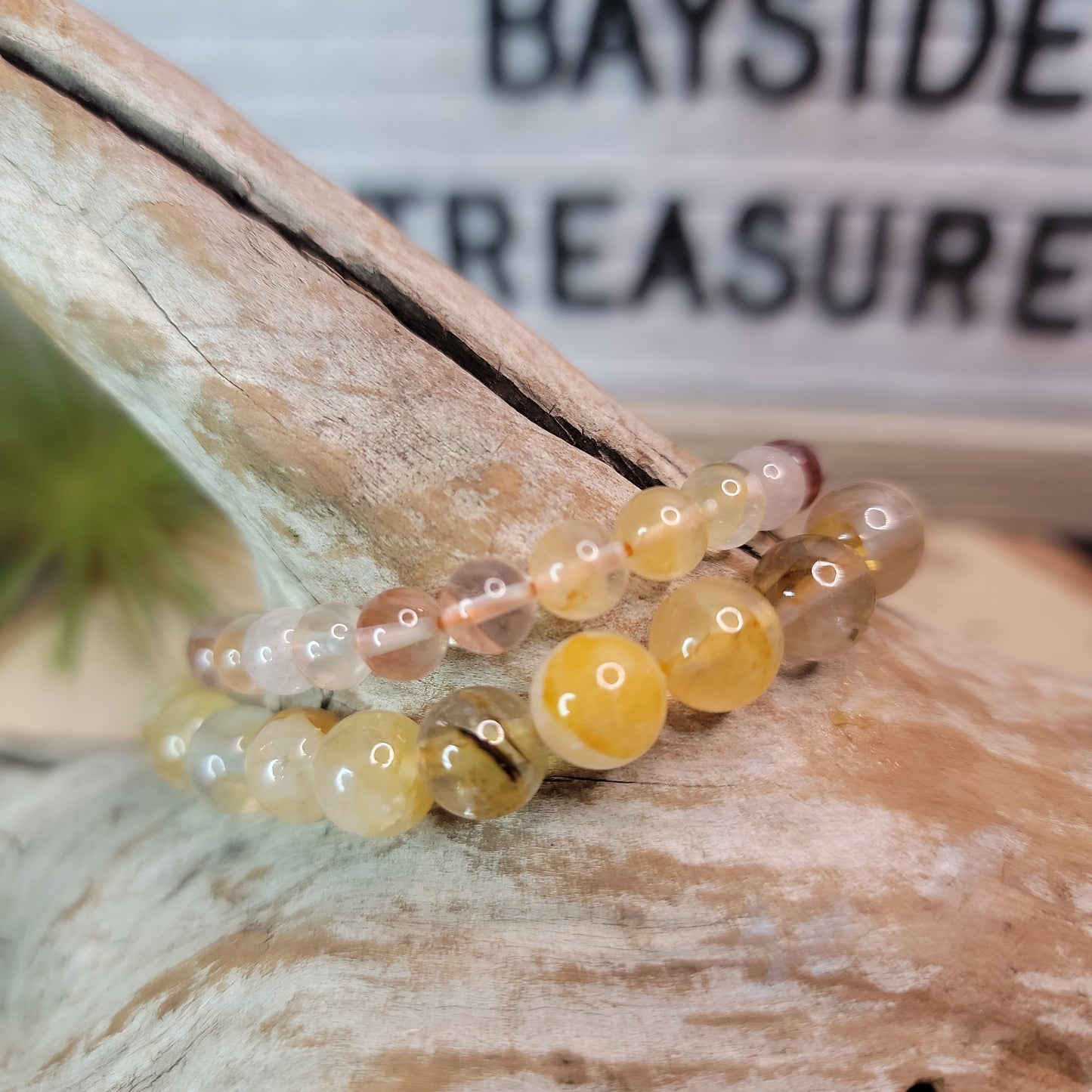 Hematoid Quartz Bracelet Bayside Treasures