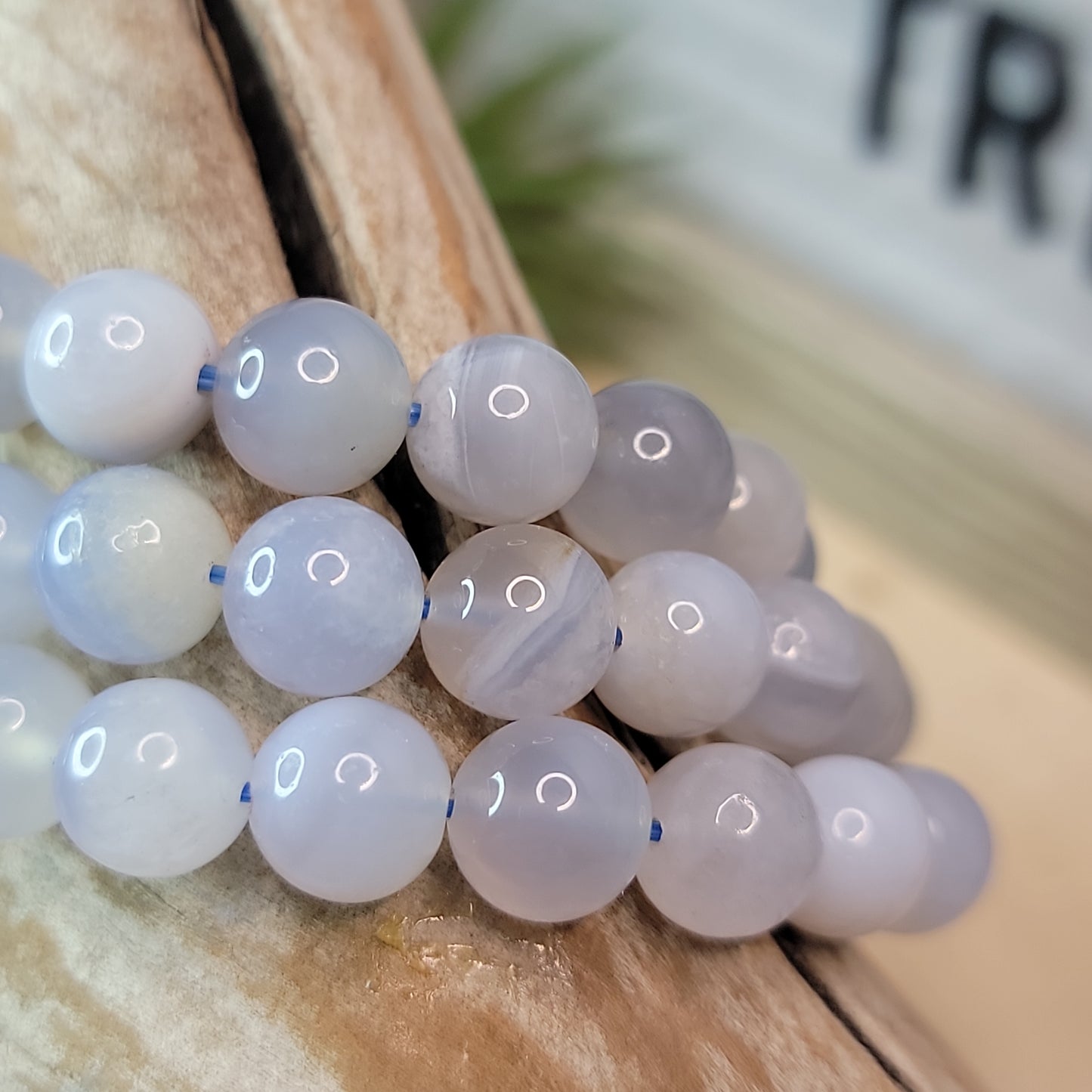 Blue Lace Agate Bracelet Bayside Treasures