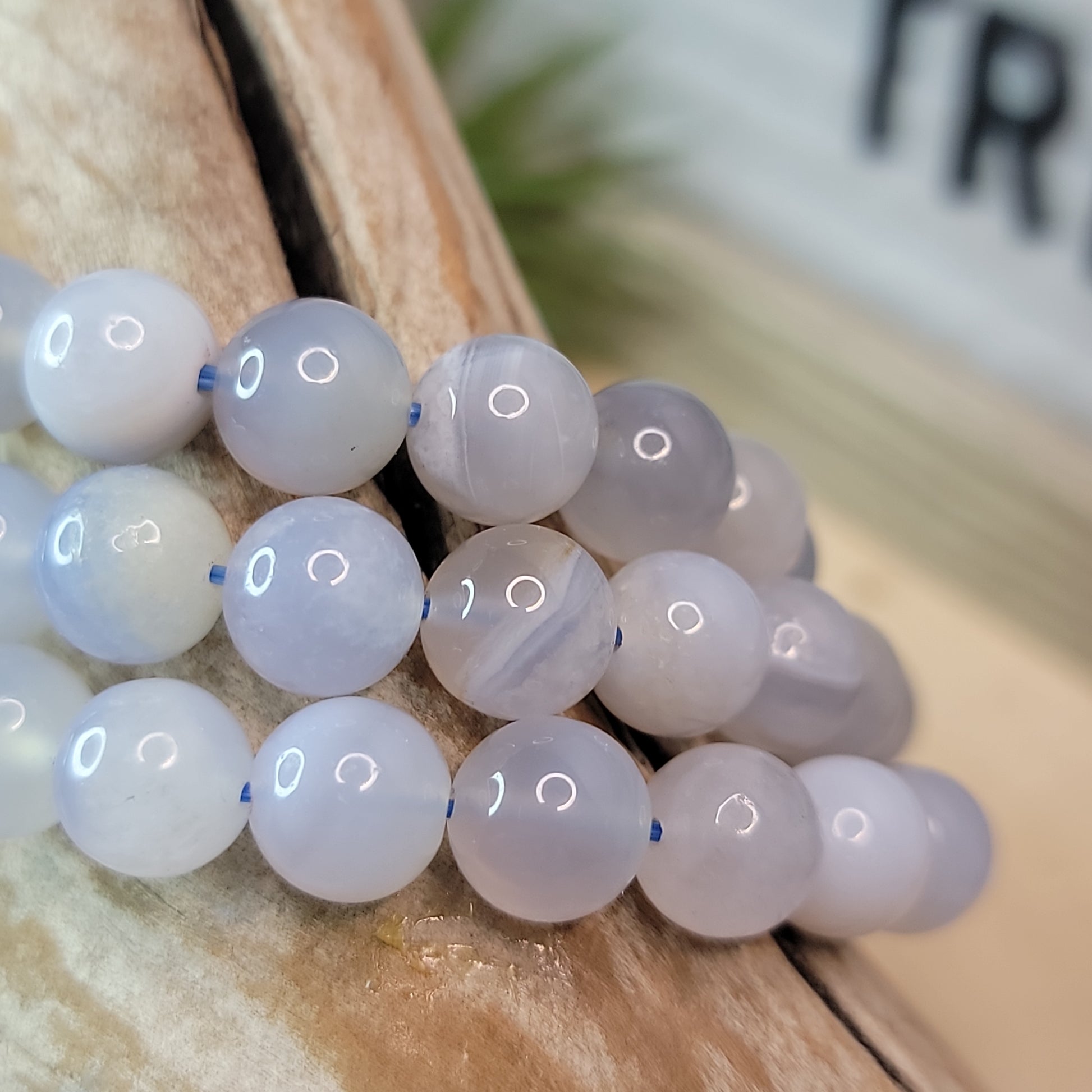 Blue Lace Agate Bracelet Bayside Treasures