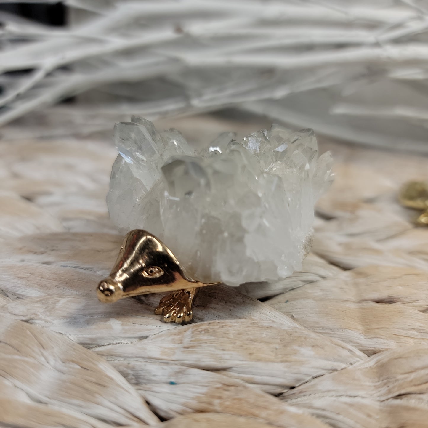 Clear Quartz Hedgehog cluster Bayside Treasures