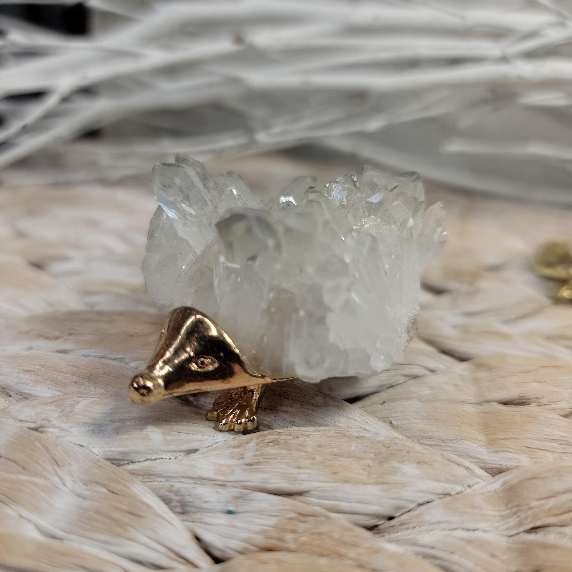 Clear Quartz Hedgehog cluster Bayside Treasures