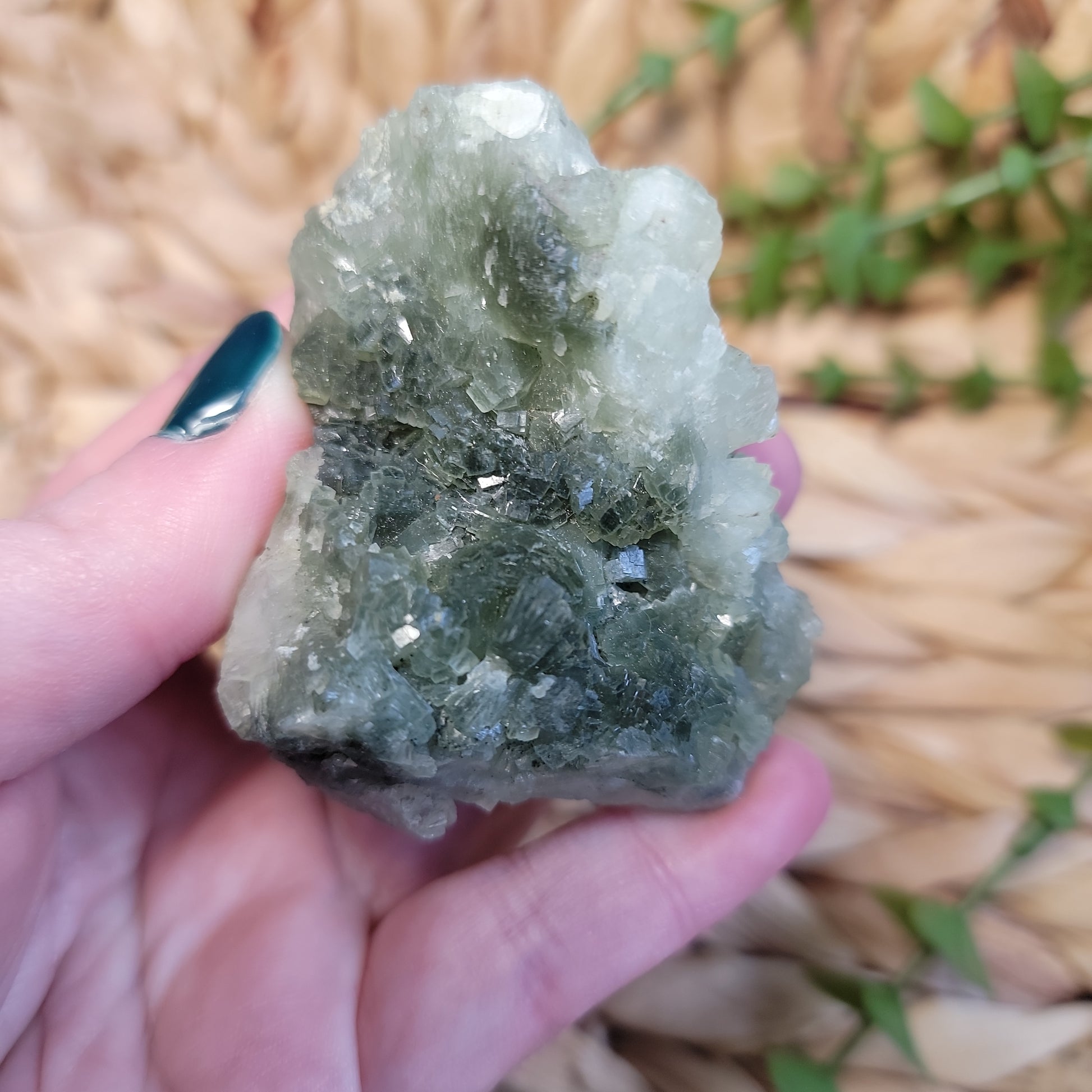 Prehnite with Epidote Cluster Bayside Treasures