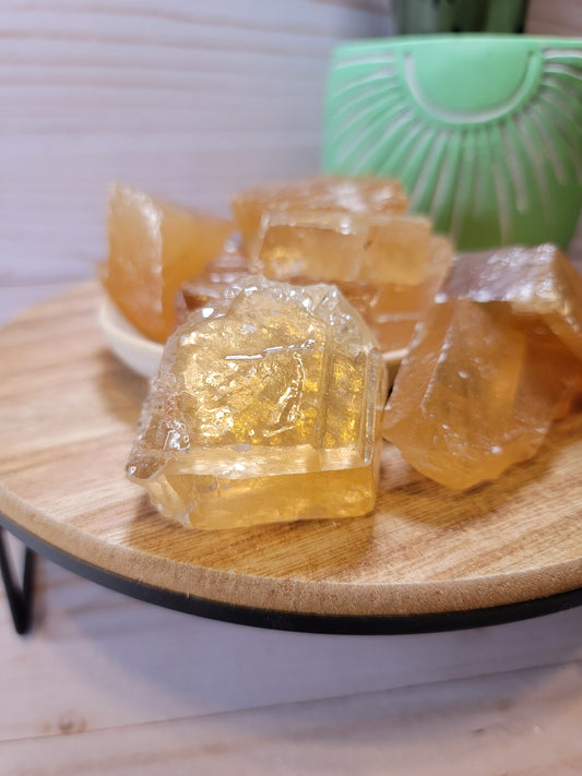 Honey Calcite Tumbles