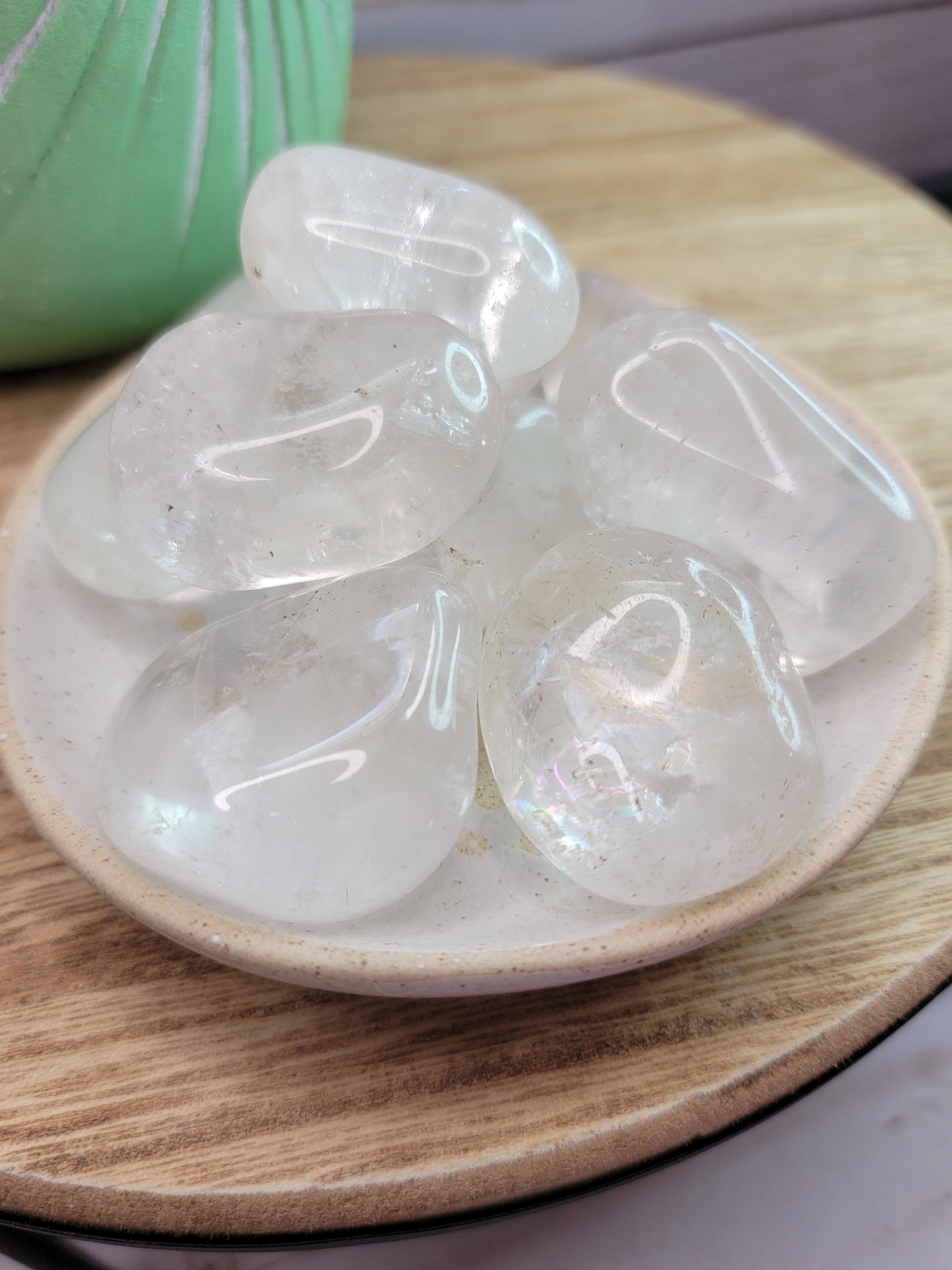 Clear Quartz Tumbles