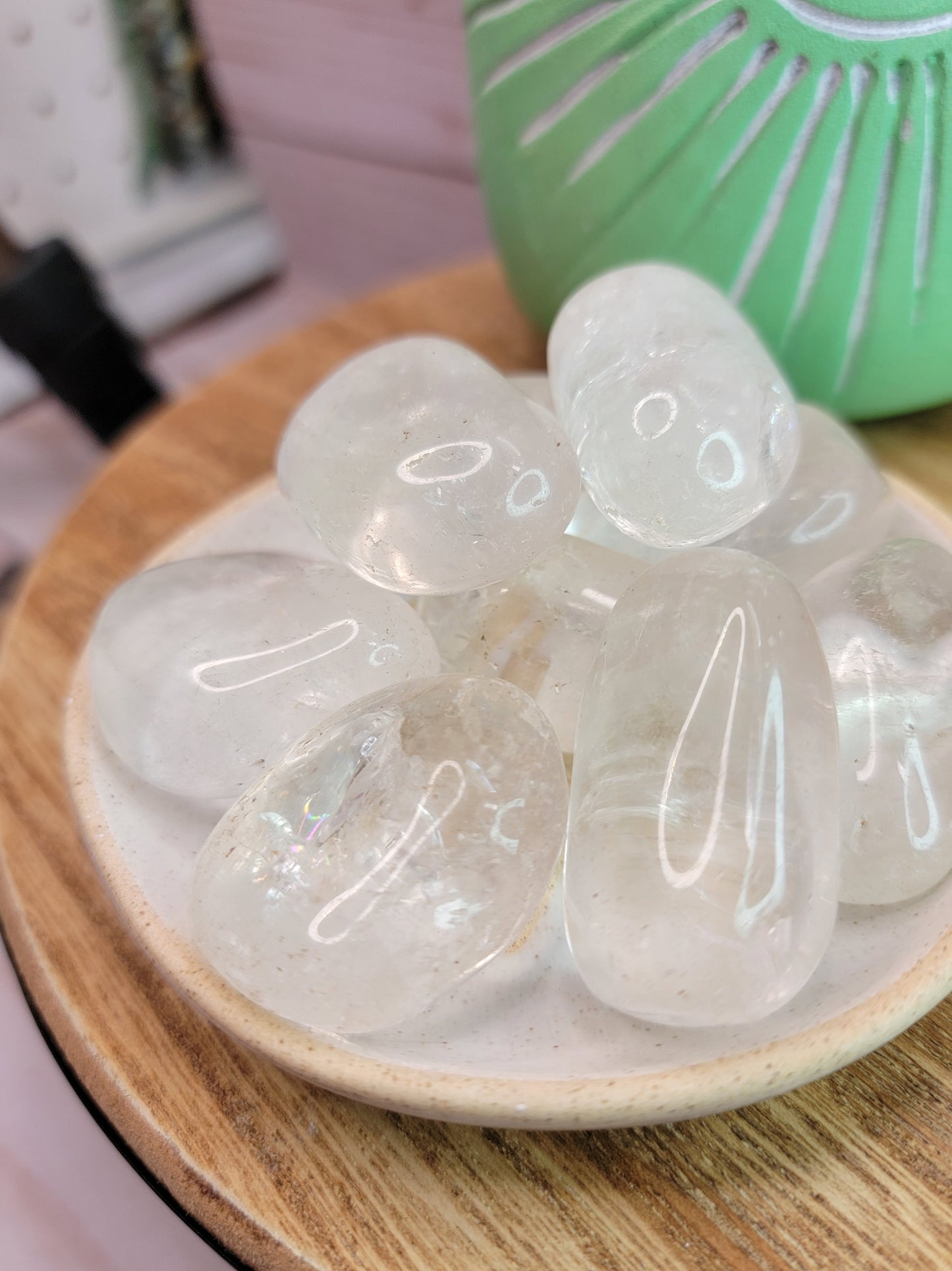 Clear Quartz Tumbles