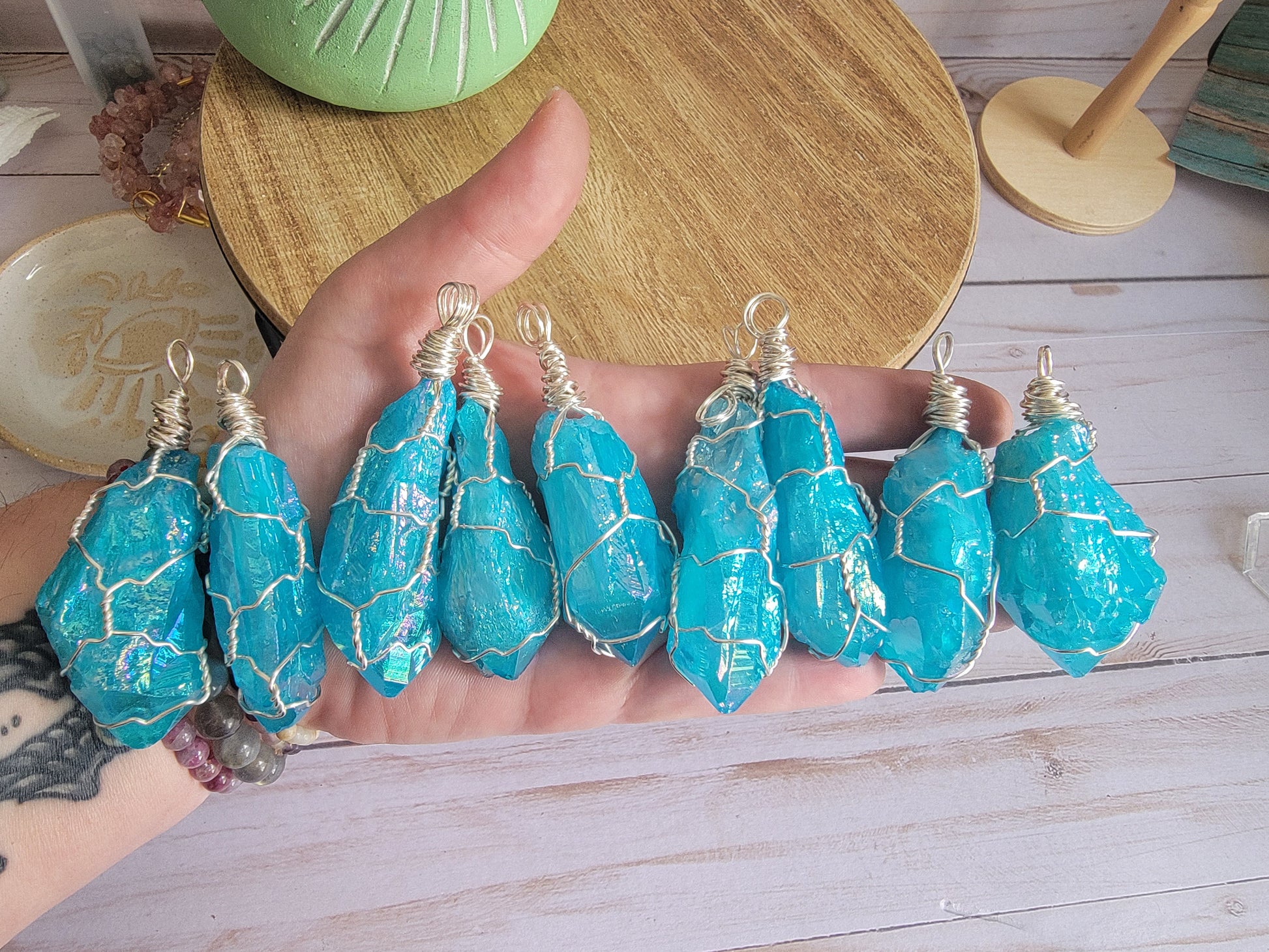 Wrapped Mermaid Aura Necklace Bayside Treasures