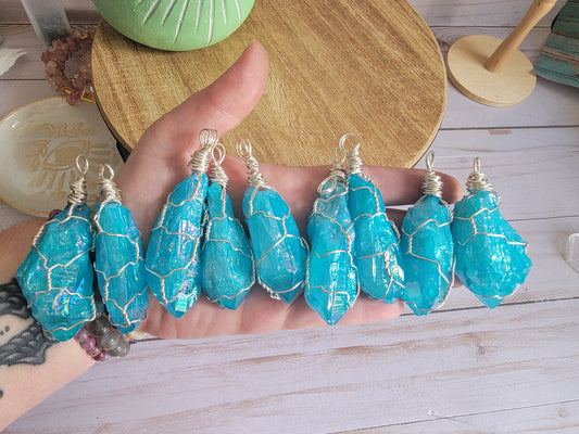 Wrapped Mermaid Aura Necklace Bayside Treasures